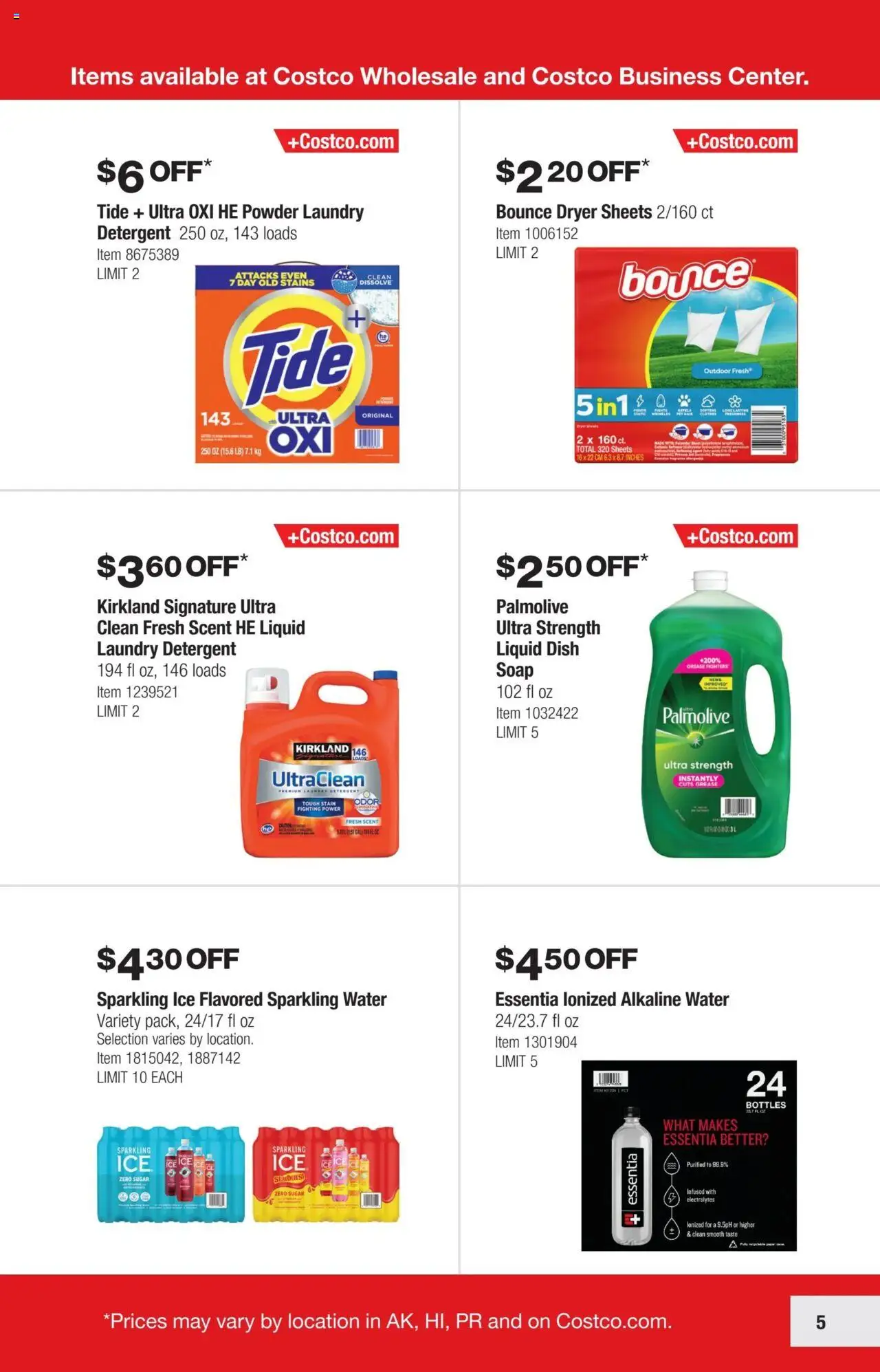 Costco Savings Event from 01/29/2025 - Flyer - Page number 5