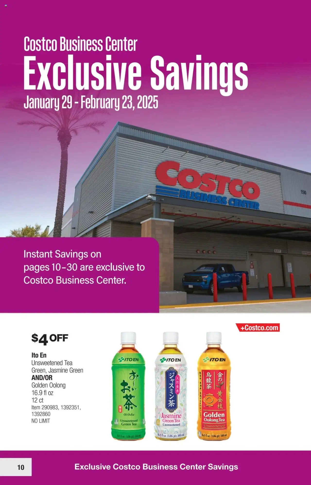 Costco Savings Event from 01/29/2025 - Flyer - Page number 10