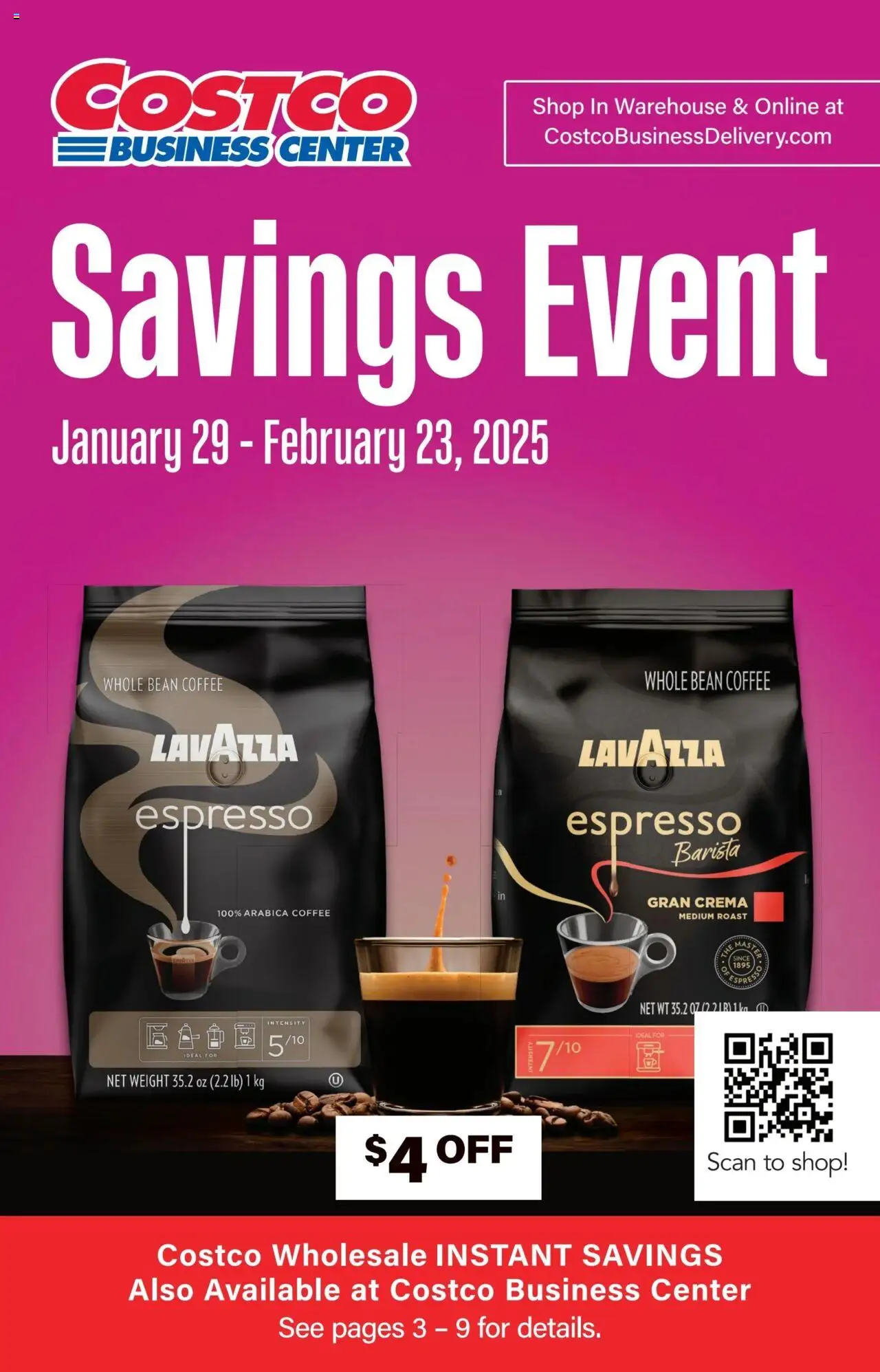 Costco Savings Event from 01/29/2025 >> Flyer