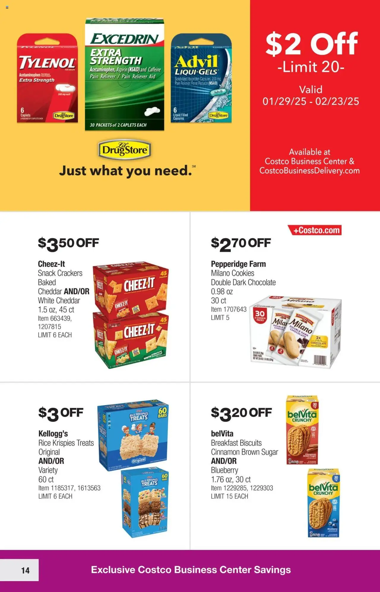Costco Savings Event from 01/29/2025 - Flyer - Page number 14