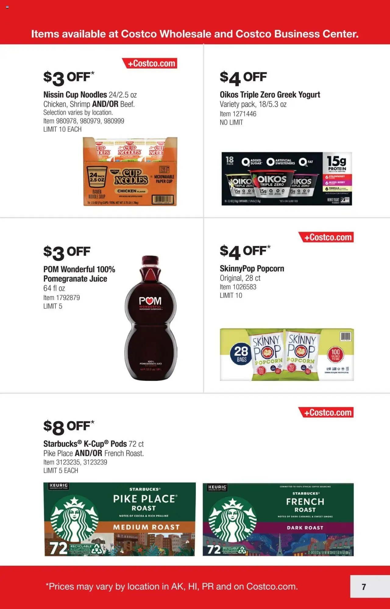 Costco Savings Event from 01/29/2025 - Flyer - Page number 7