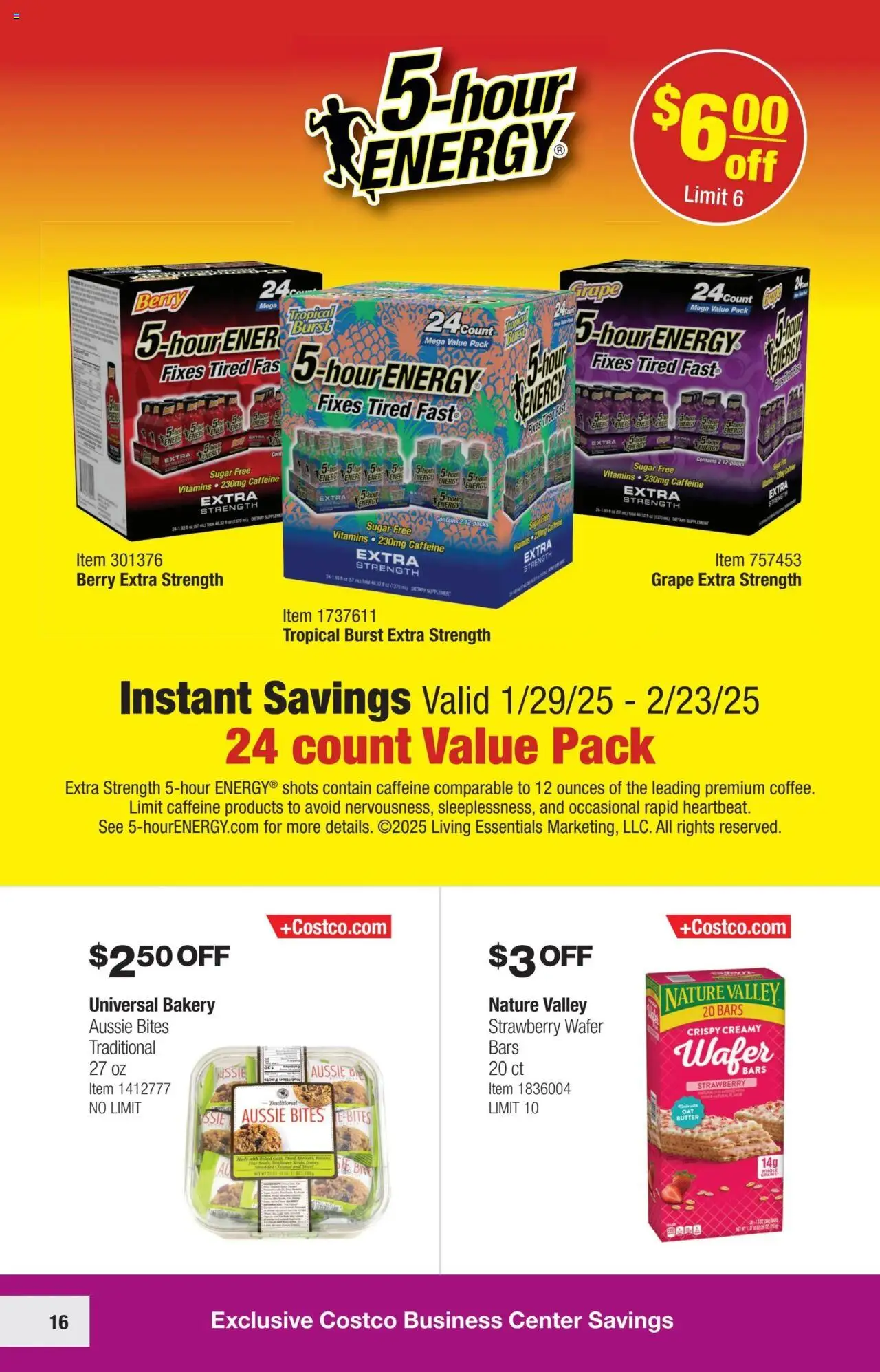 Costco Savings Event from 01/29/2025 - Flyer - Page number 16