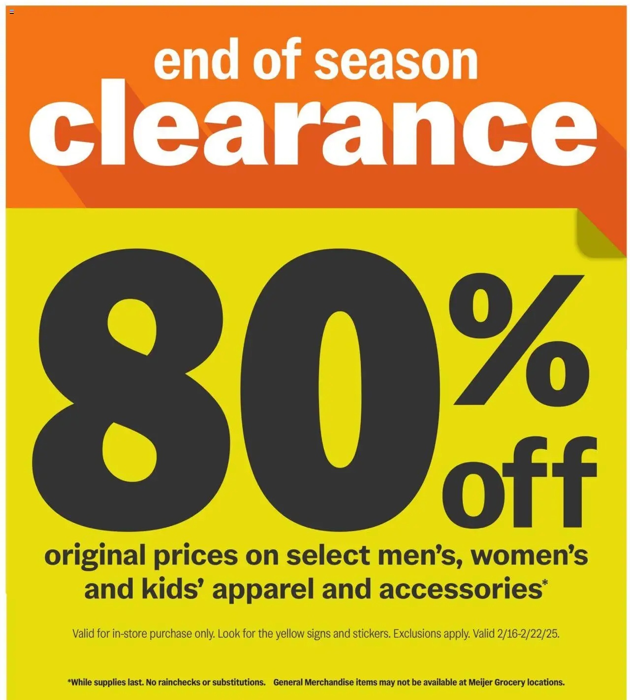 MEIJER AD from 02/16/2025 - More Deals Across the Store - PREVIEW - Page number 5