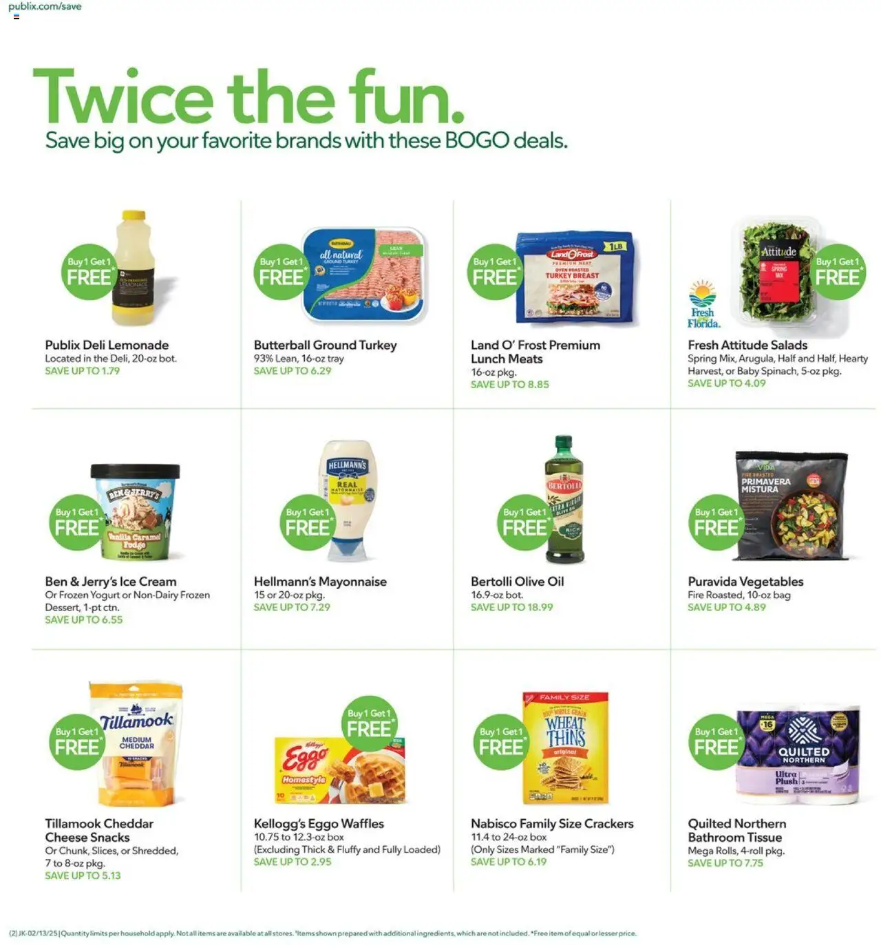 Publix Weekly ad from (02/13/2025) - Ad this week, Flyer - Page number 2