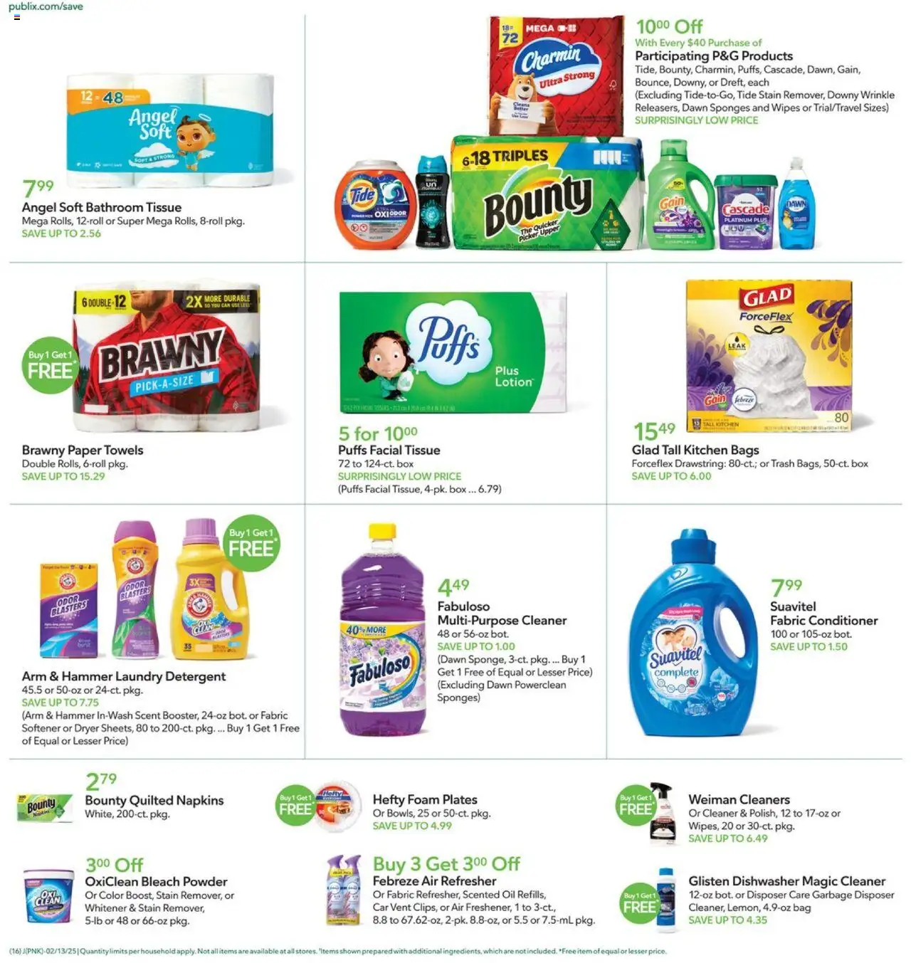 Publix Weekly ad from (02/13/2025) - Ad this week, Flyer - Page number 16