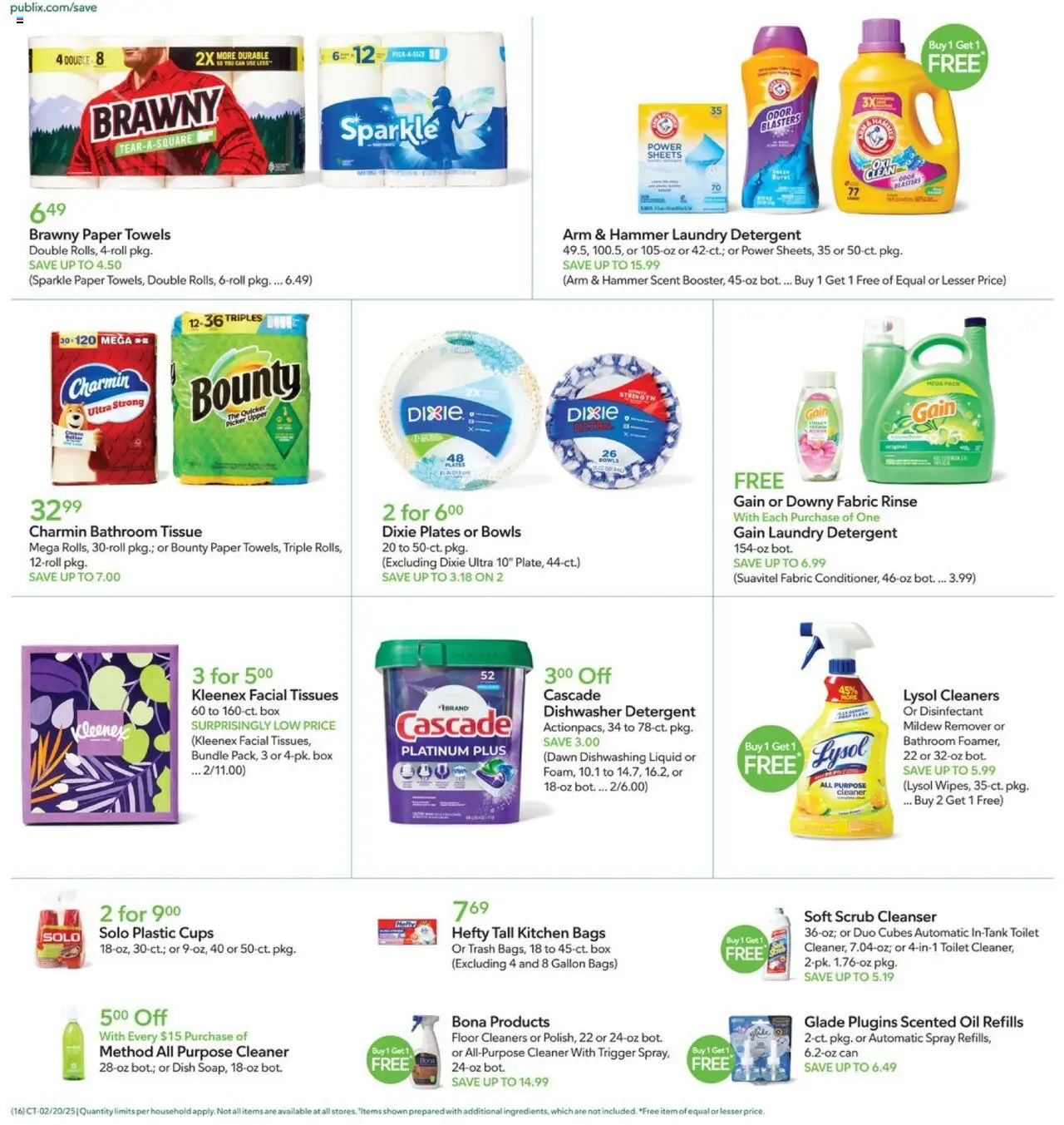Publix Weekly ad from (02/19/2025) - Ad this week, Flyer - Page number 16