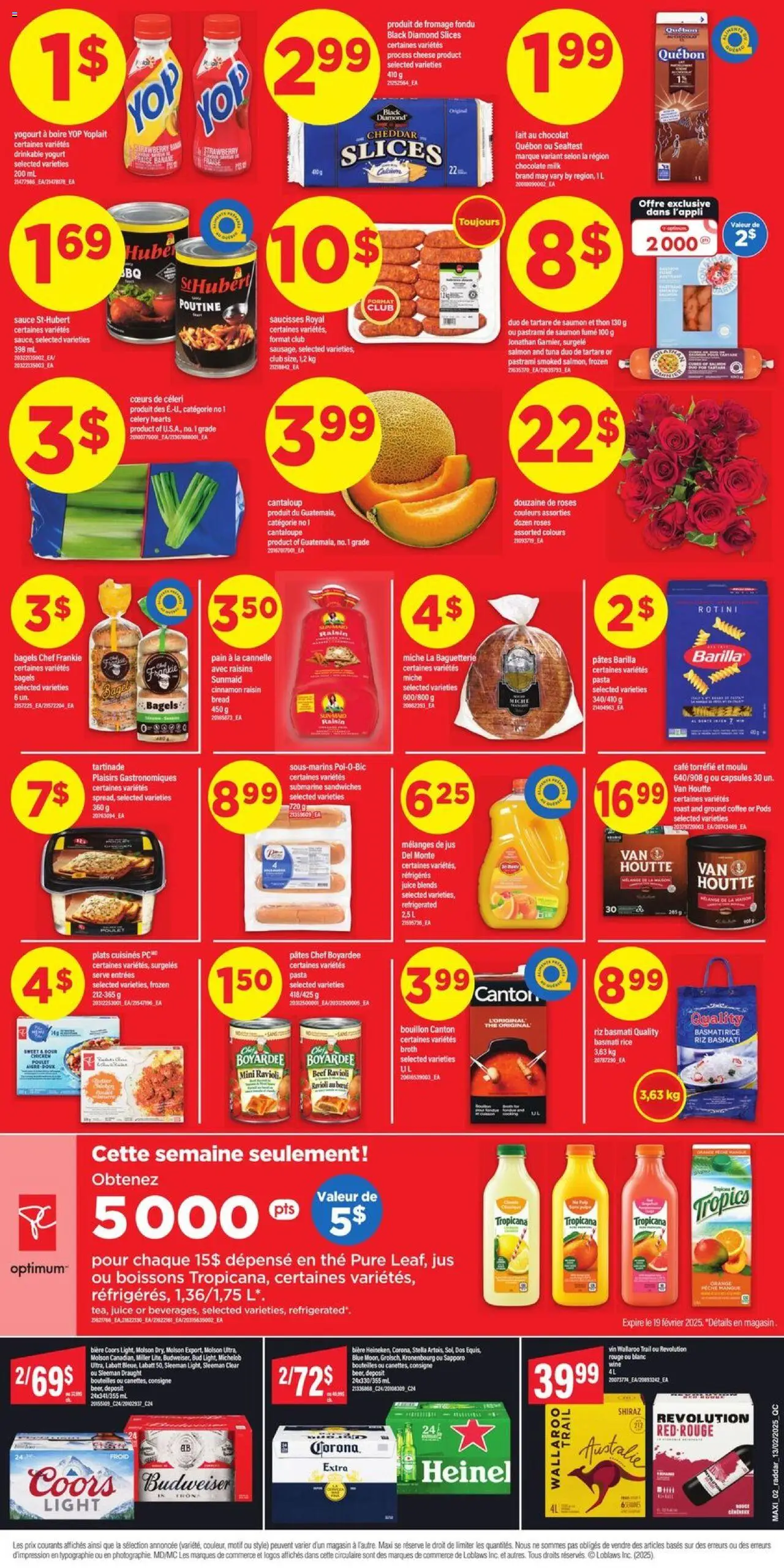 Le catalogue Weekly flyer / circulaire est valide à partir du Feb 13, 2025 numéro de la page 2