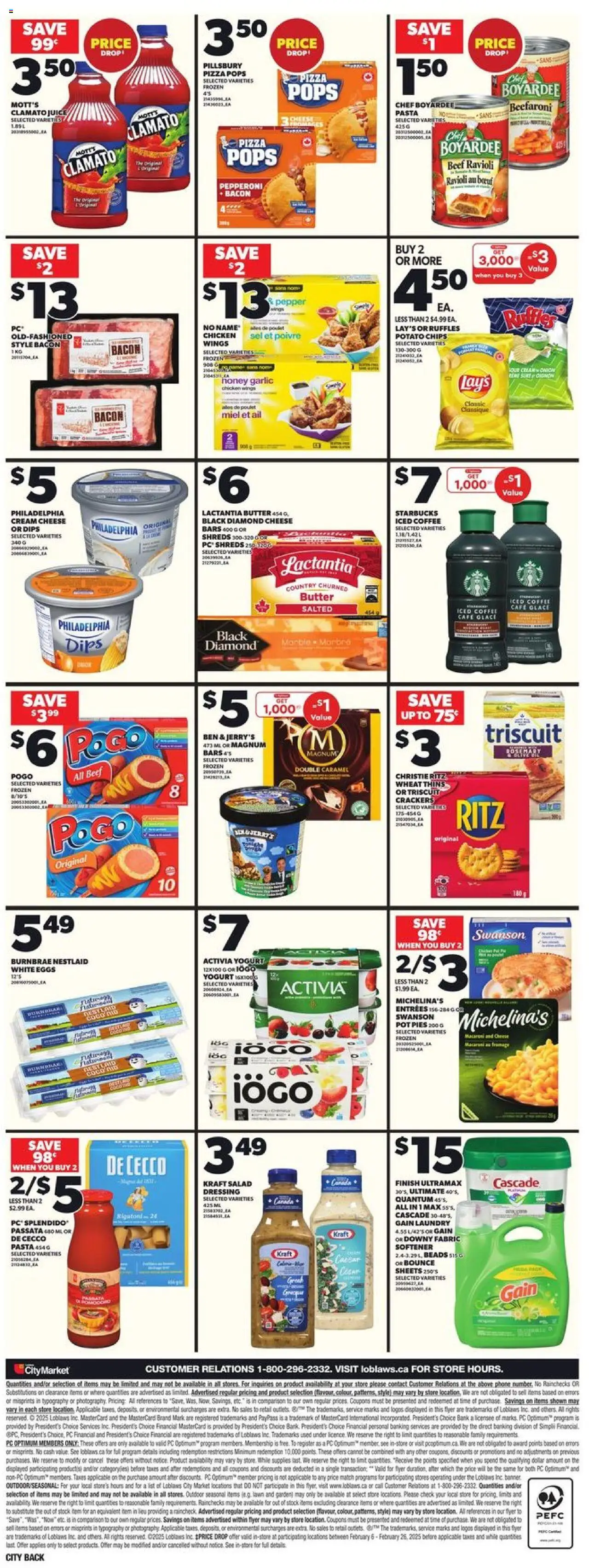 Loblaws flyer valid from Feb 13, 2025 - page number 4