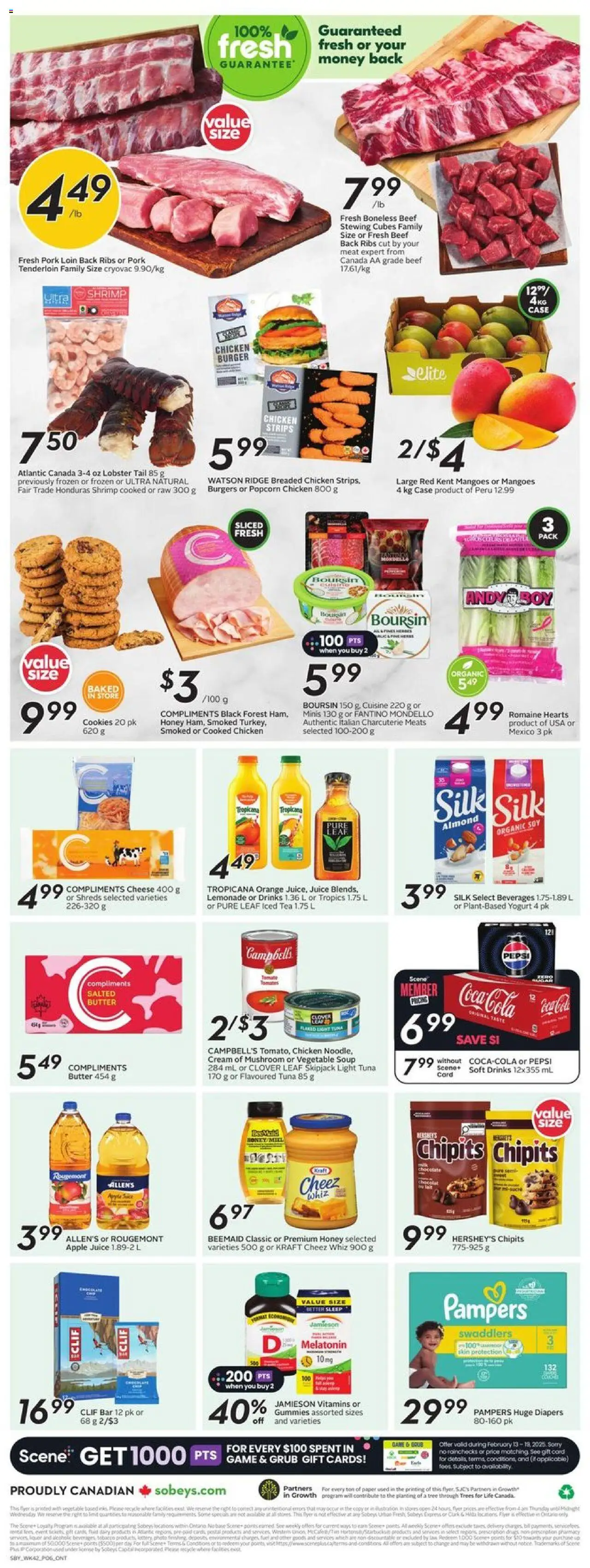 Sobeys flyer valid from Feb 13, 2025 - page number 4