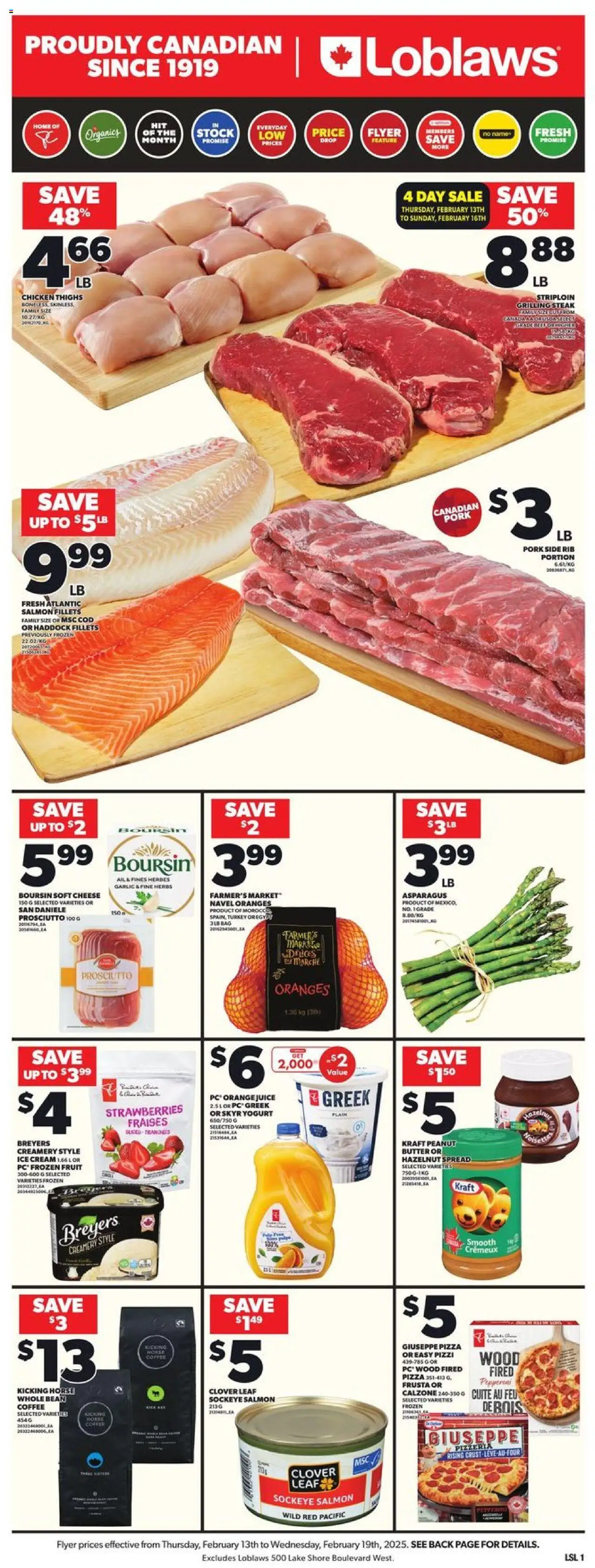 Loblaws flyer valid from Feb 13, 2025 - page number 3
