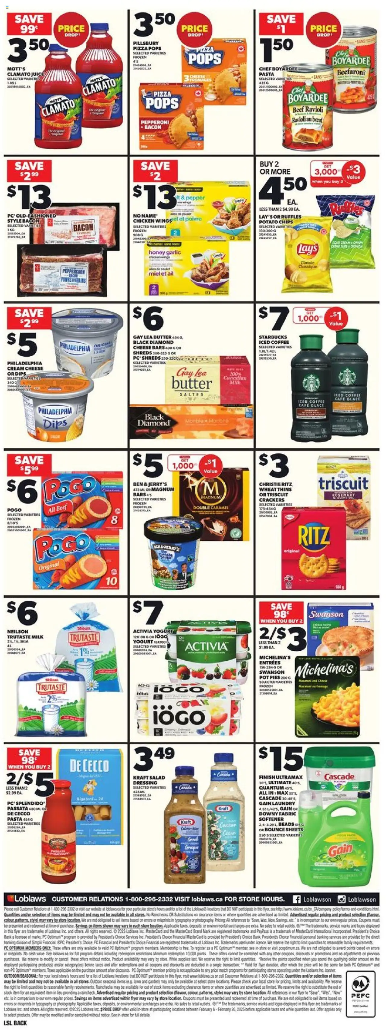 Loblaws flyer valid from Feb 13, 2025 - page number 4