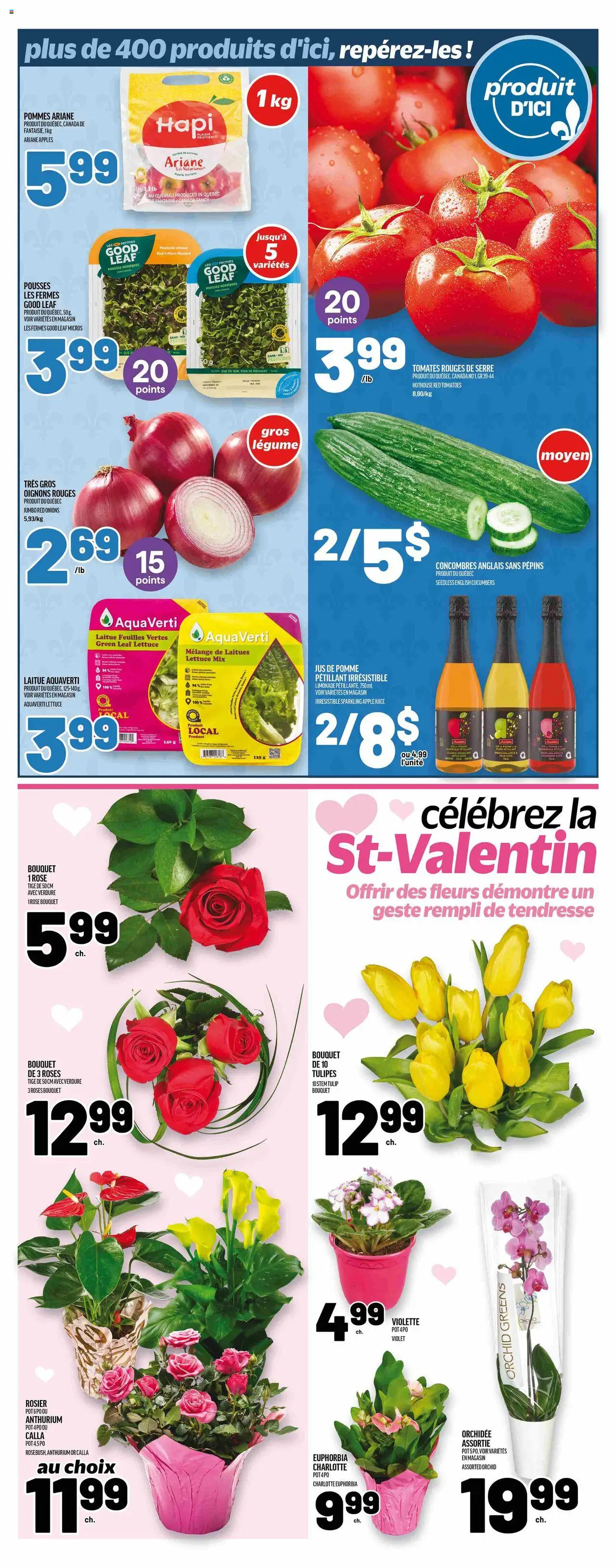 Le catalogue Weekly flyer / circulaire est valide à partir du Feb 13, 2025 numéro de la page 9