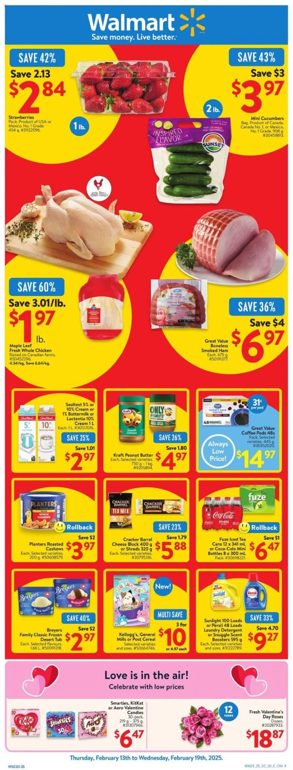 Walmart weekly flyer starting Feb 13, 2025 ⭐️