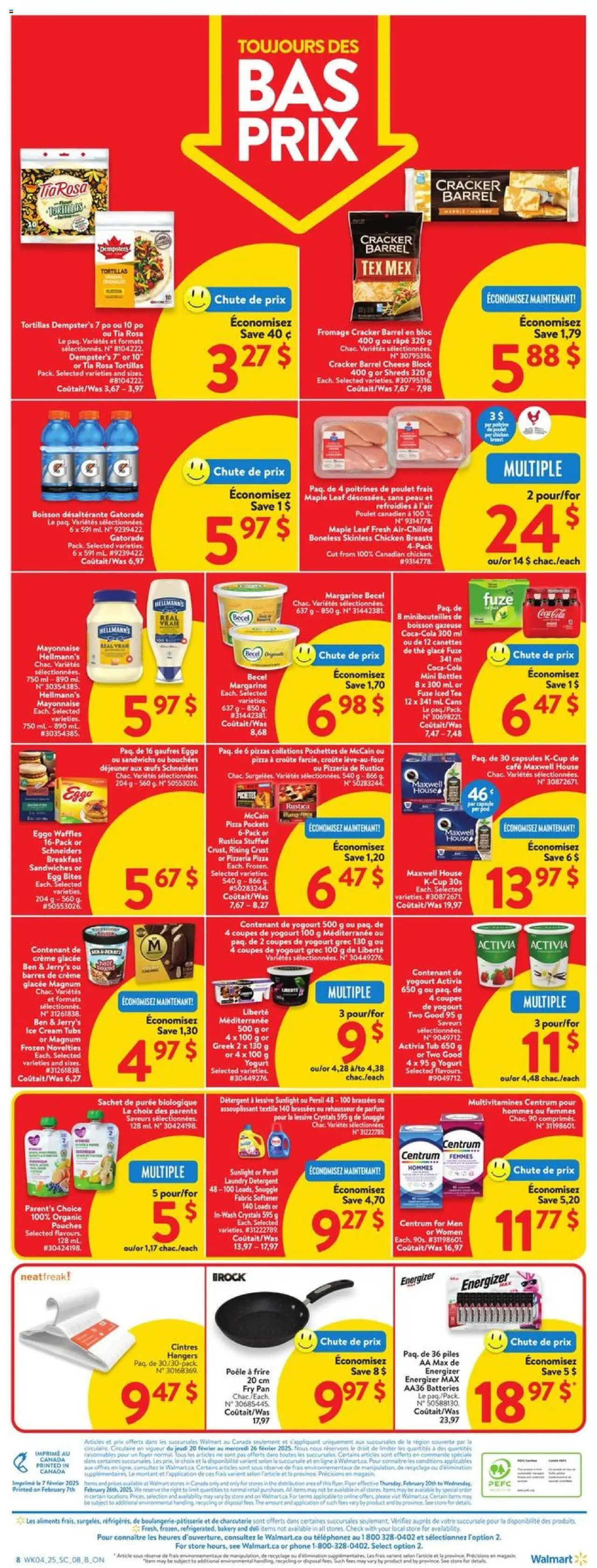 Walmart flyer valid from Feb 20, 2025 - page number 2