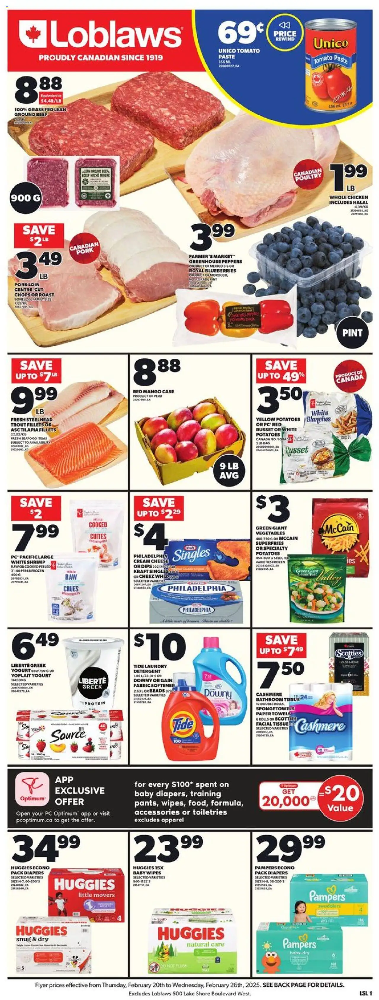 Loblaws flyer valid from Feb 20, 2025 - page number 3