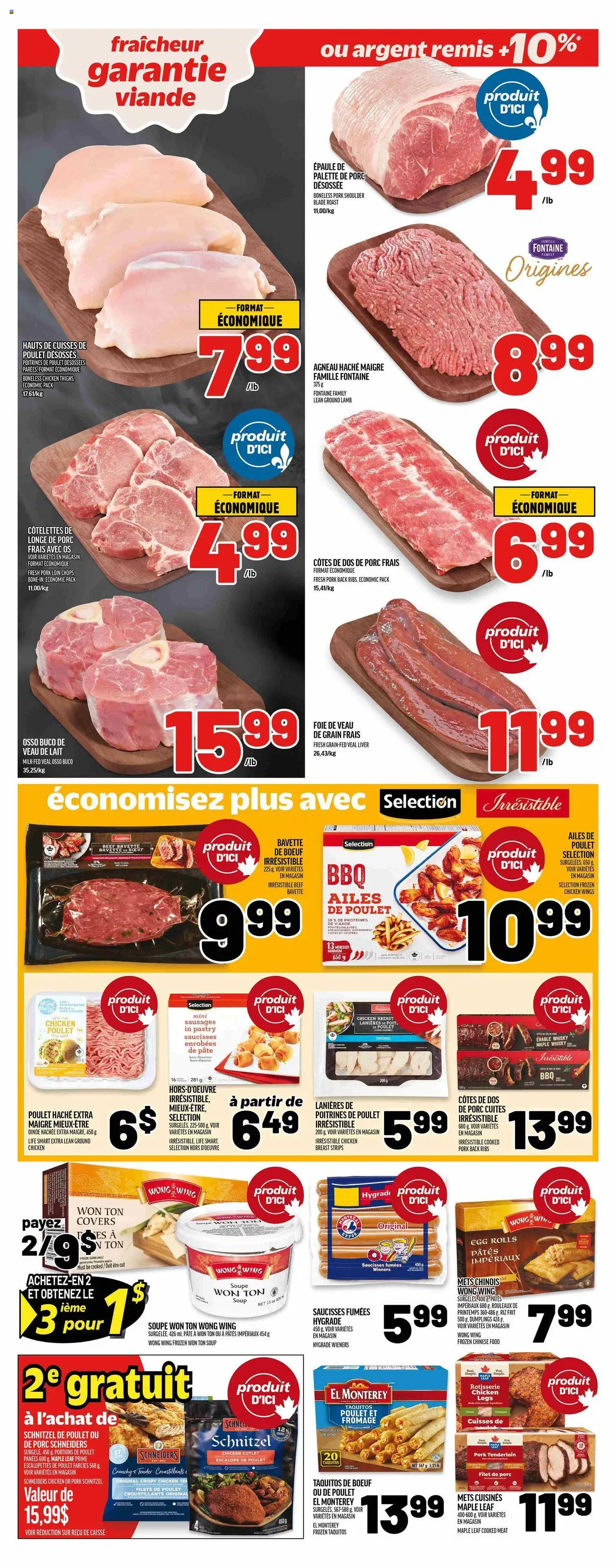 Le catalogue Weekly flyer / circulaire est valide à partir du Feb 20, 2025 numéro de la page 10