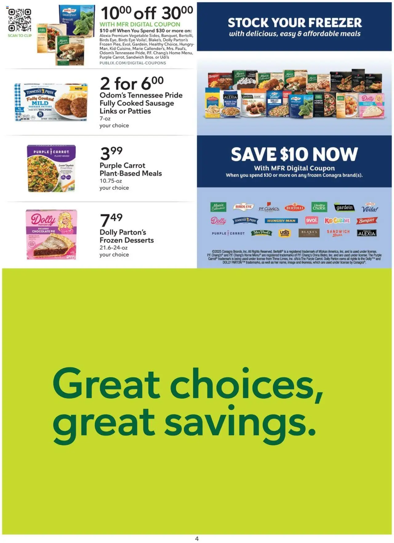 Publix Weekly ad from (02/08/2025) - Ad this week, Flyer - Page number 4