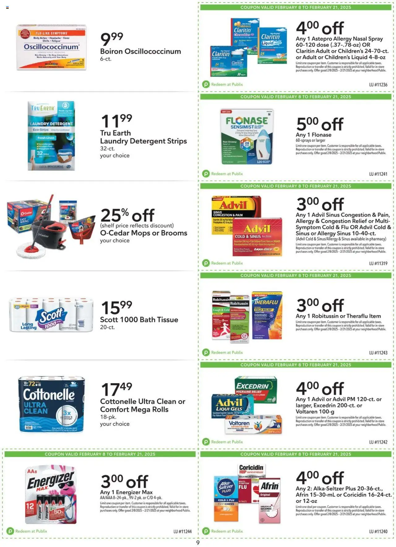 Publix Weekly ad from (02/08/2025) - Ad this week, Flyer - Page number 9