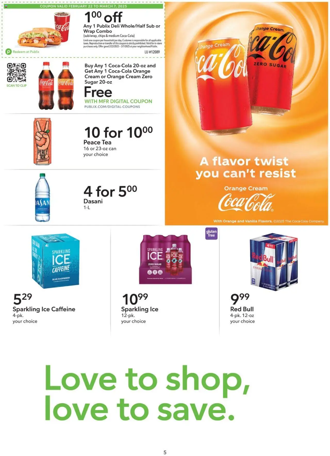 Publix Weekly ad from (02/22/2025) - Ad this week, Flyer - Page number 5