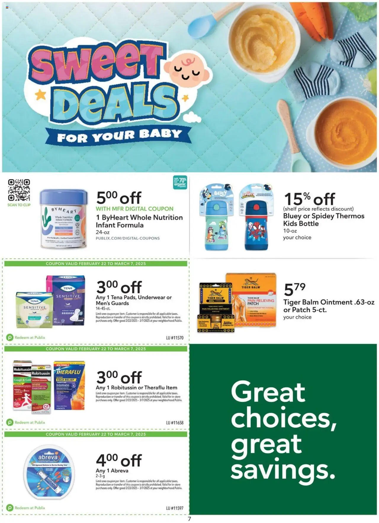 Publix Weekly ad from (02/22/2025) - Ad this week, Flyer - Page number 7