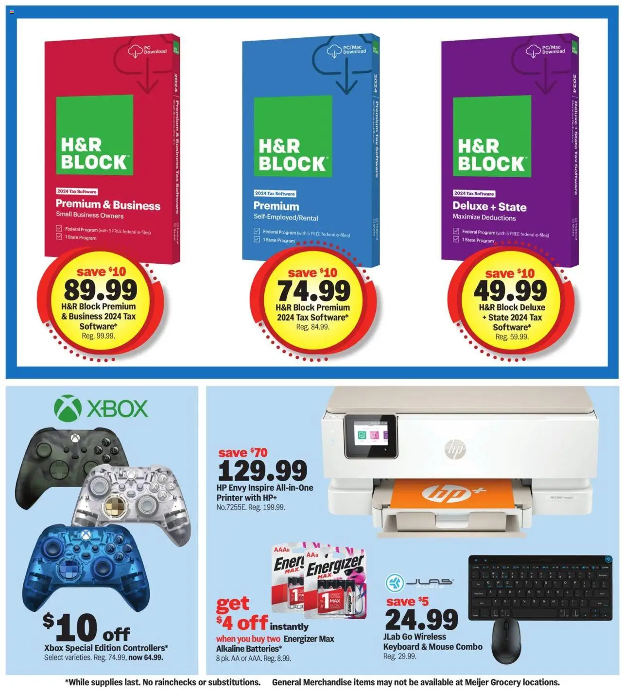 MEIJER AD from 02/23/2025 - More Deals Across the Store - PREVIEW - Page number 4