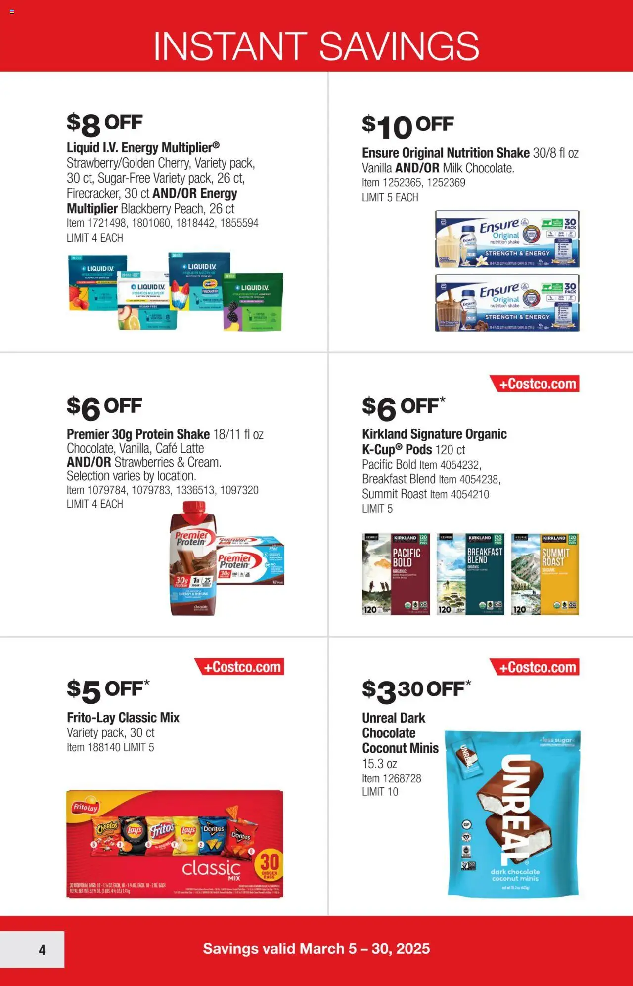 Costco Savings Event from 03/05/2025 - Flyer - Page number 4