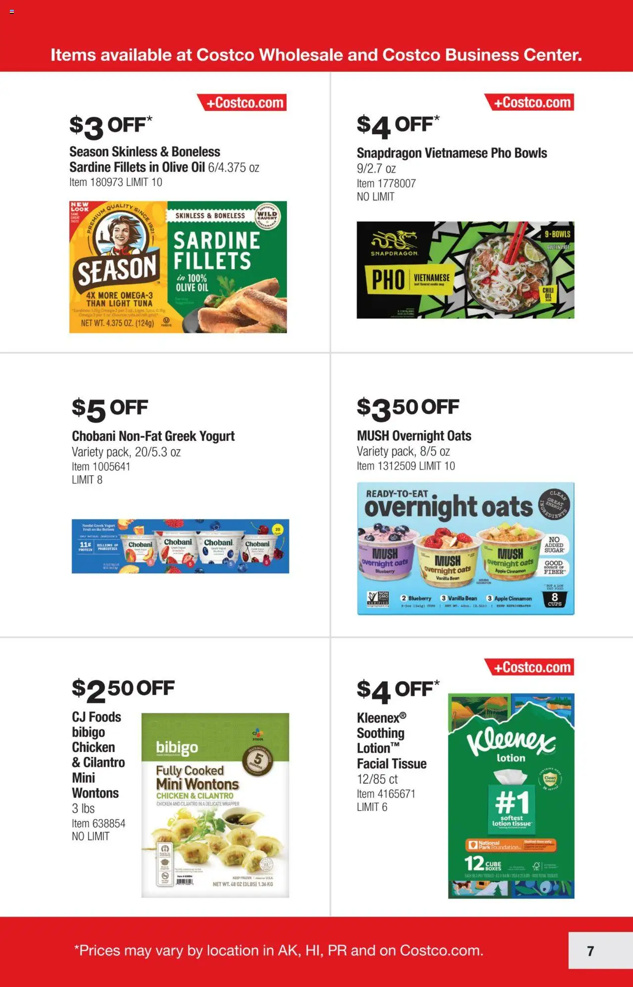 Costco Savings Event from 03/05/2025 - Flyer - Page number 7