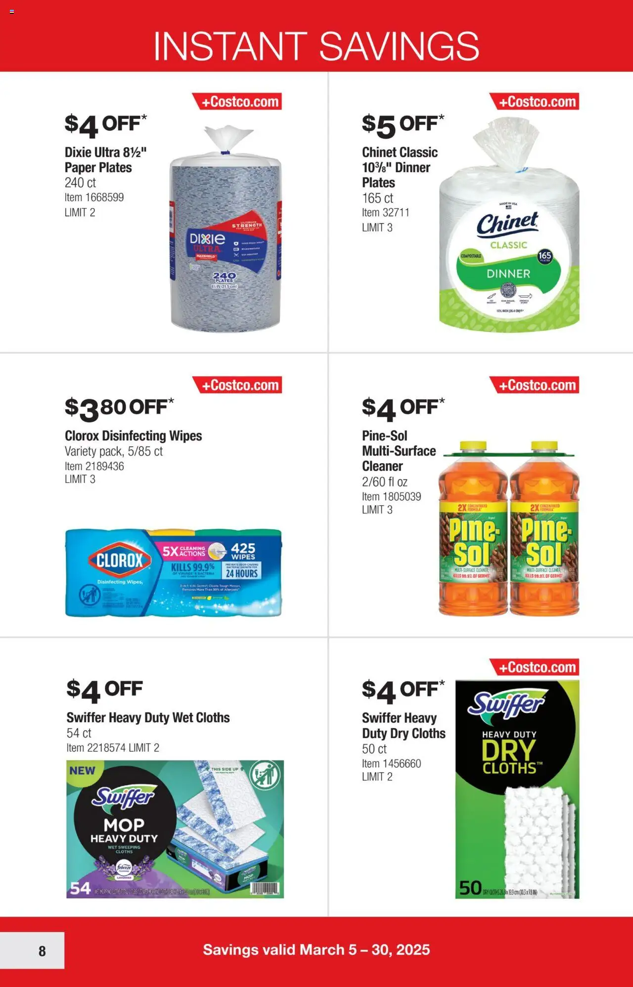 Costco Savings Event from 03/05/2025 - Flyer - Page number 8