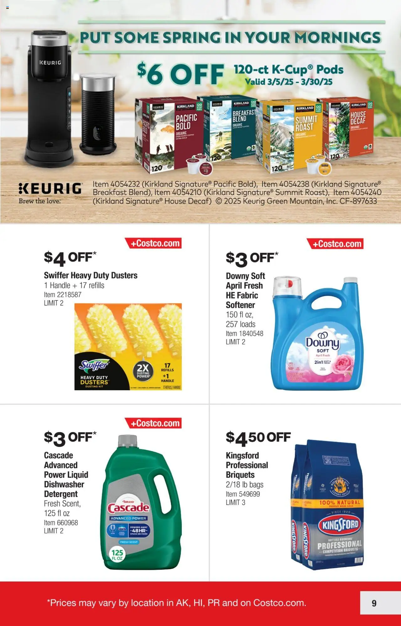Costco Savings Event from 03/05/2025 - Flyer - Page number 9