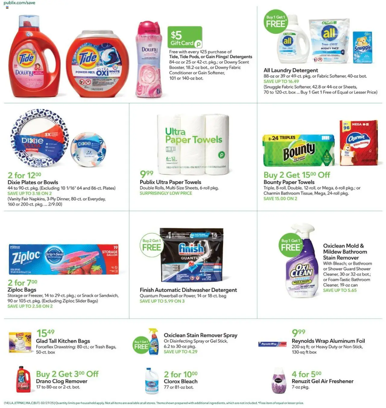 Publix Weekly ad from (02/26/2025) - Ad this week, Flyer - Page number 14