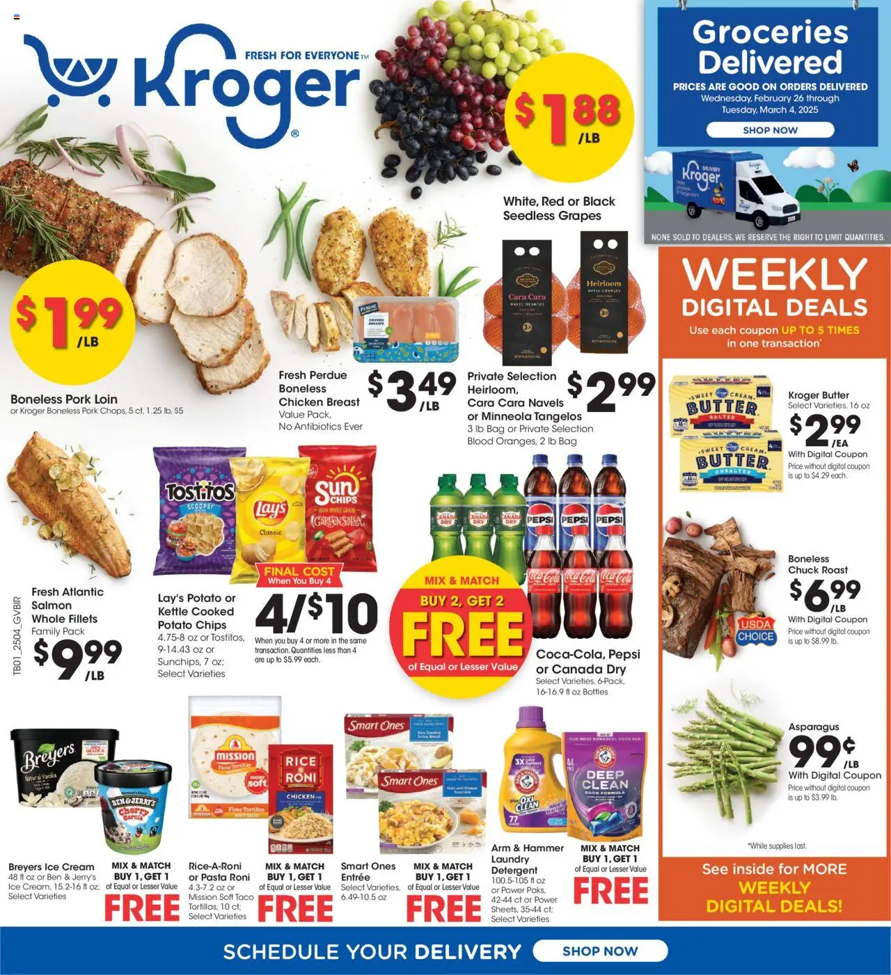 KROGER Weekly ad from 02/26/2025 >> Ad for next week