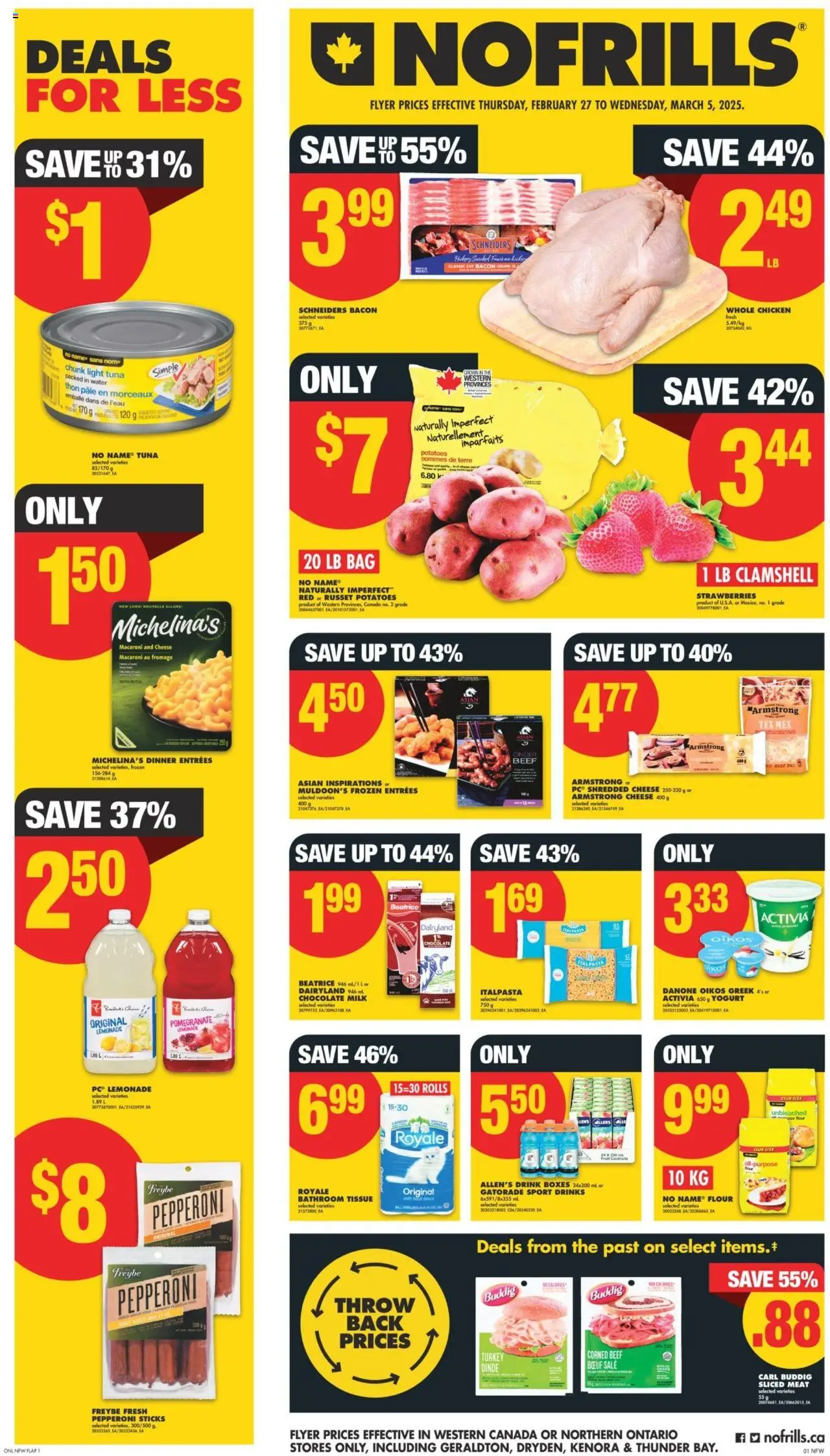 No Frills weekly flyer starting Feb 27, 2025 ⭐️