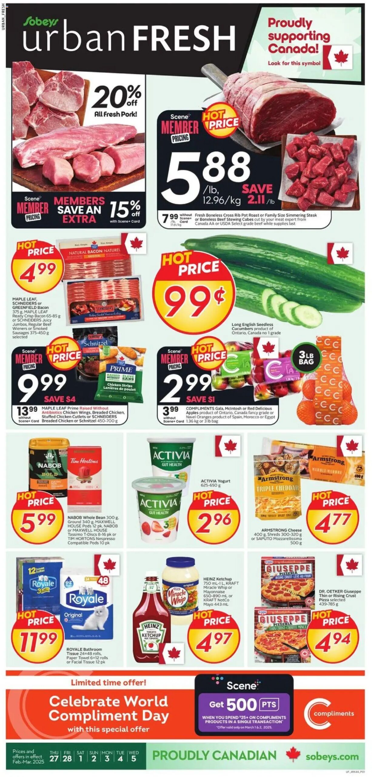 Sobeys weekly flyer starting Feb 27, 2025 ⭐️
