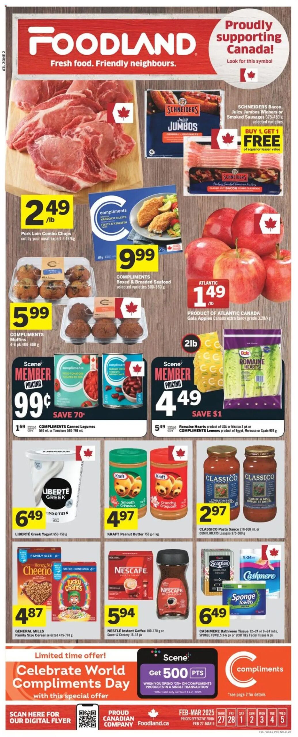 Foodland weekly flyer starting Feb 27, 2025 ⭐️