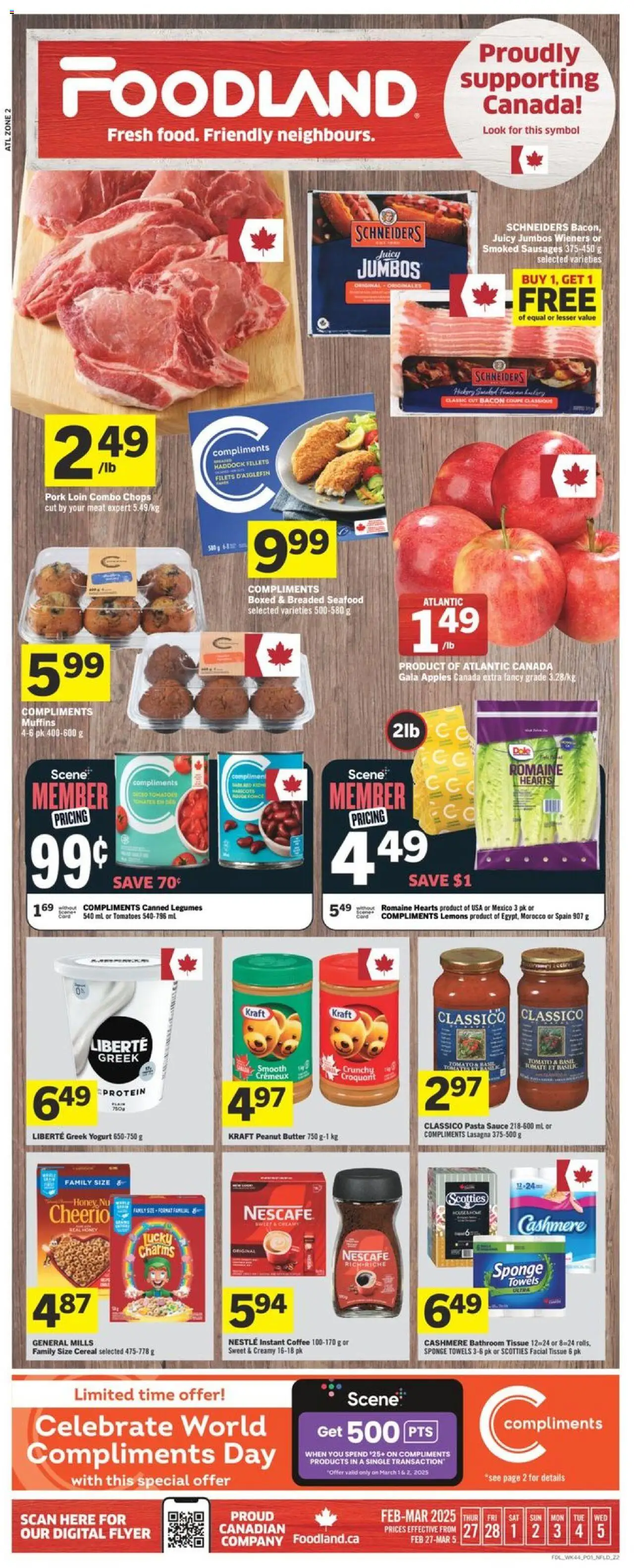 Foodland flyer valid from Feb 27, 2025 - page number 1
