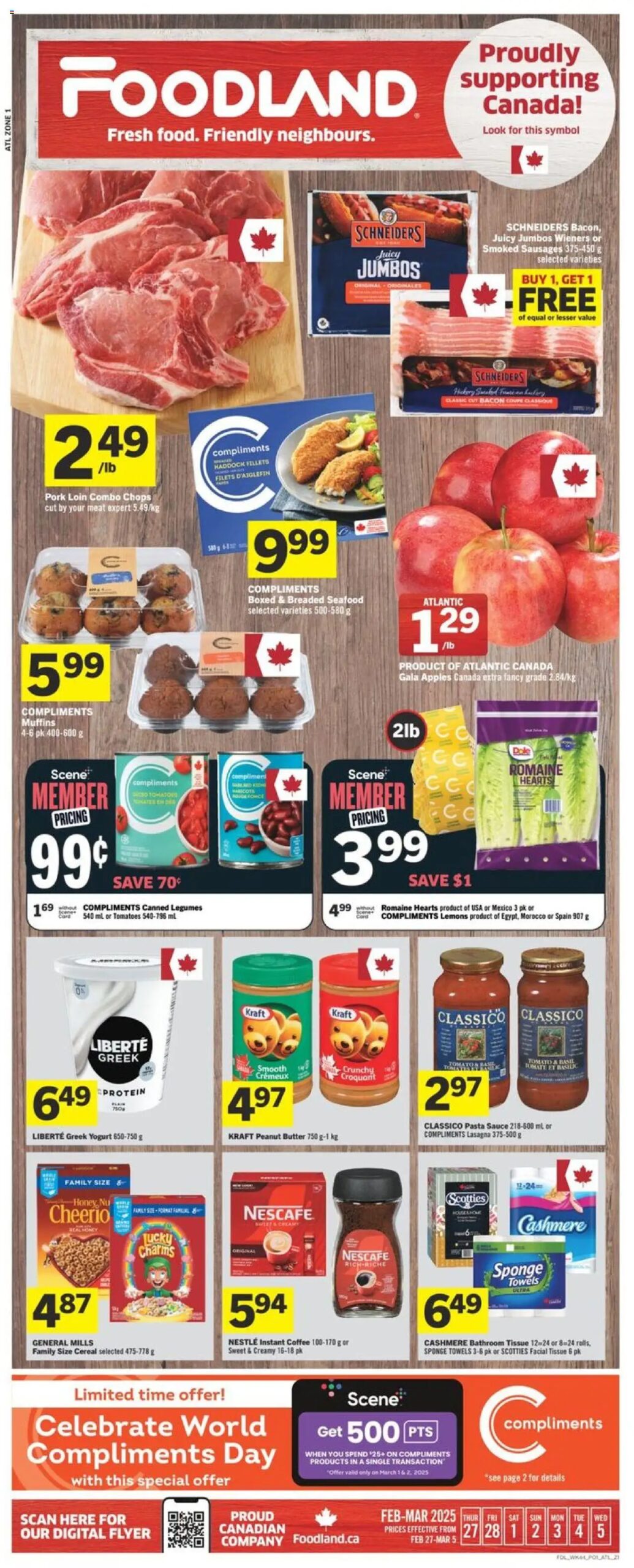 Foodland weekly flyer starting Feb 27, 2025 ⭐️