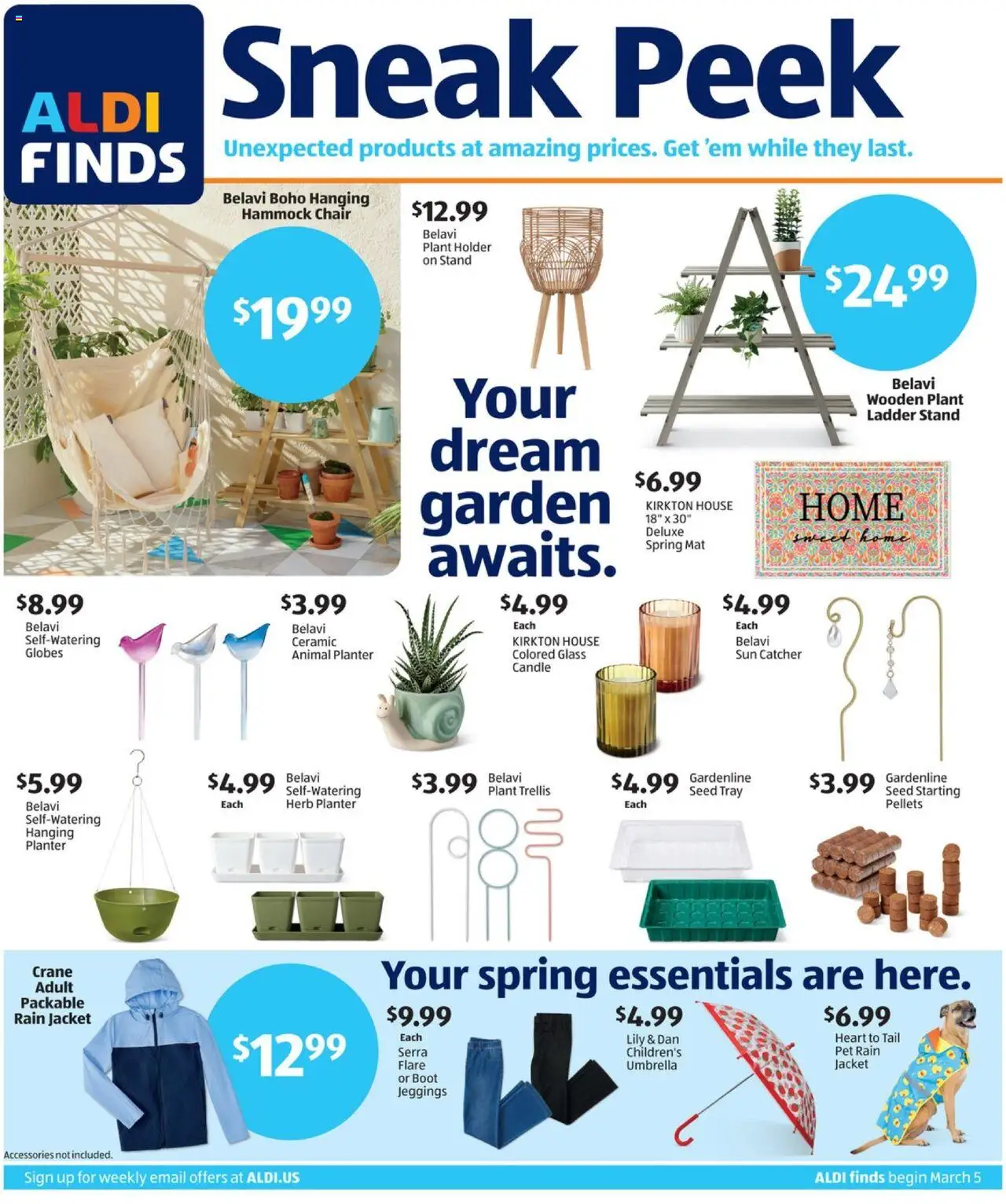 Aldi Weekly Ad from 03/05/2025 - Flyer, Sales ad - Page number 1