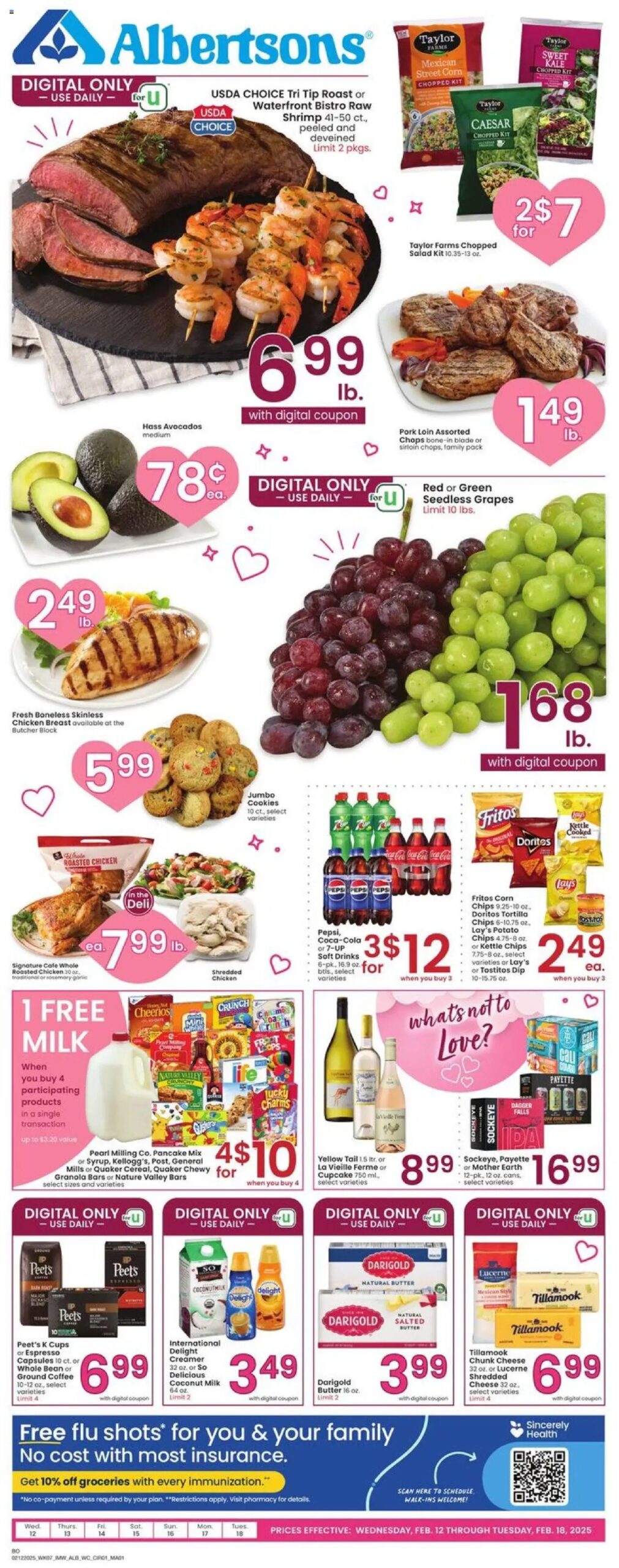 Albertsons Weekly Ad from 02/12/2025 >> Flyer