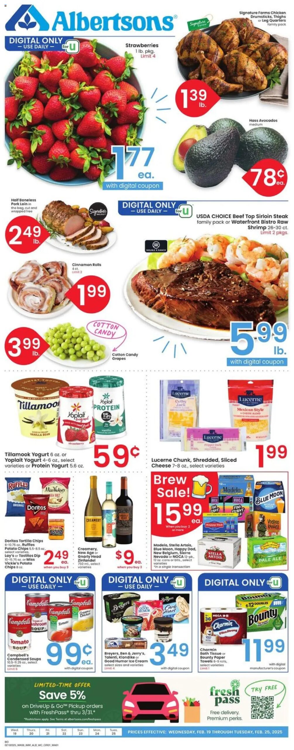 Albertsons Weekly Ad from 02/19/2025 >> Flyer