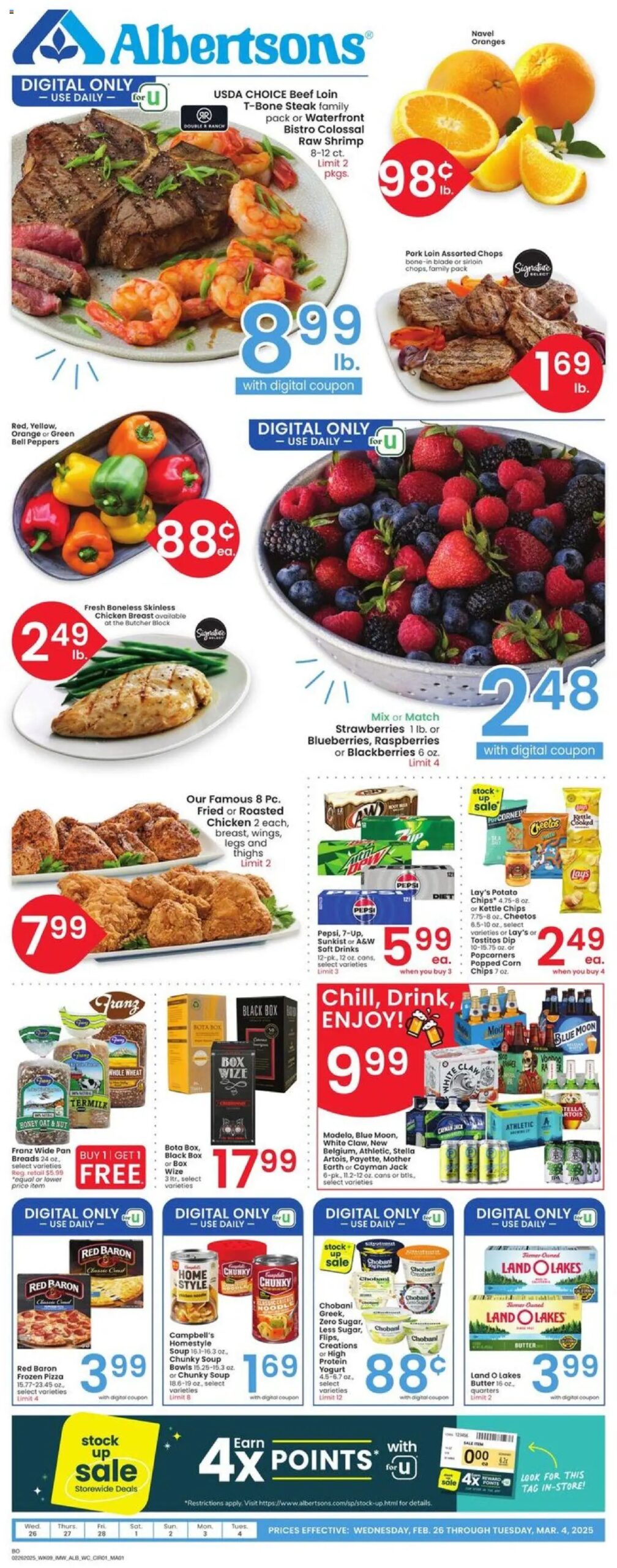 Albertsons Weekly Ad from 02/26/2025 >> Flyer