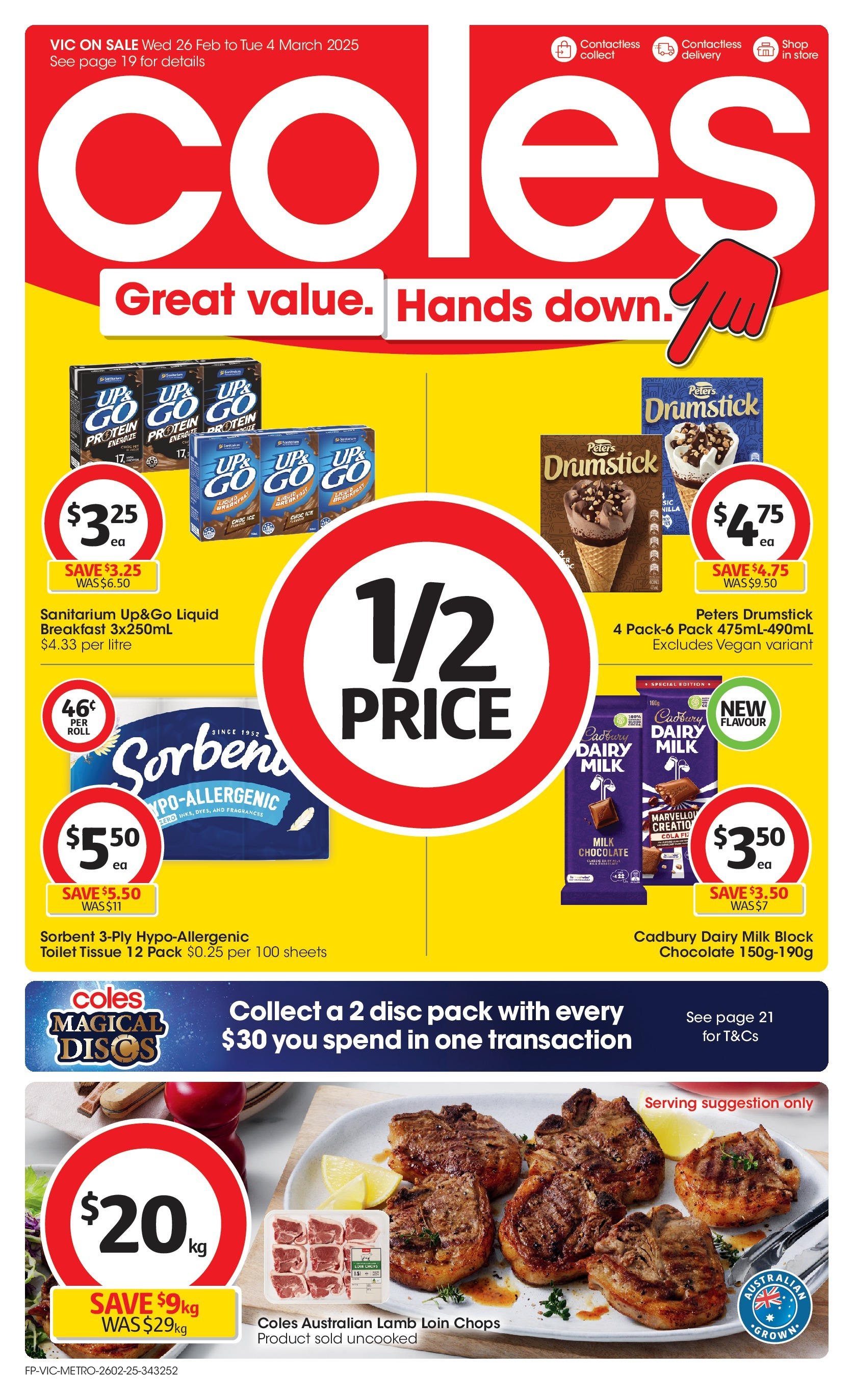Coles catalogue valid from 25/02/2025 - page 1