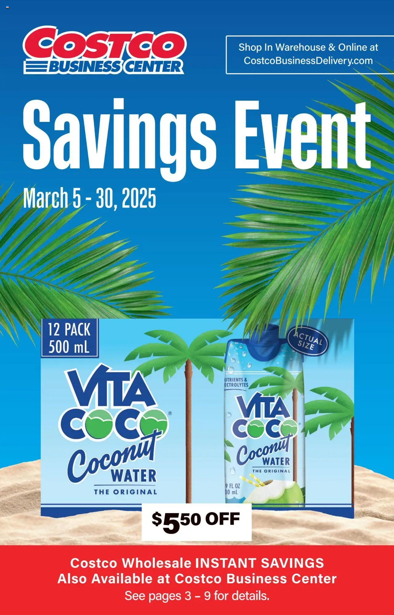 Costco Savings Event from 03/05/2025 >> Flyer