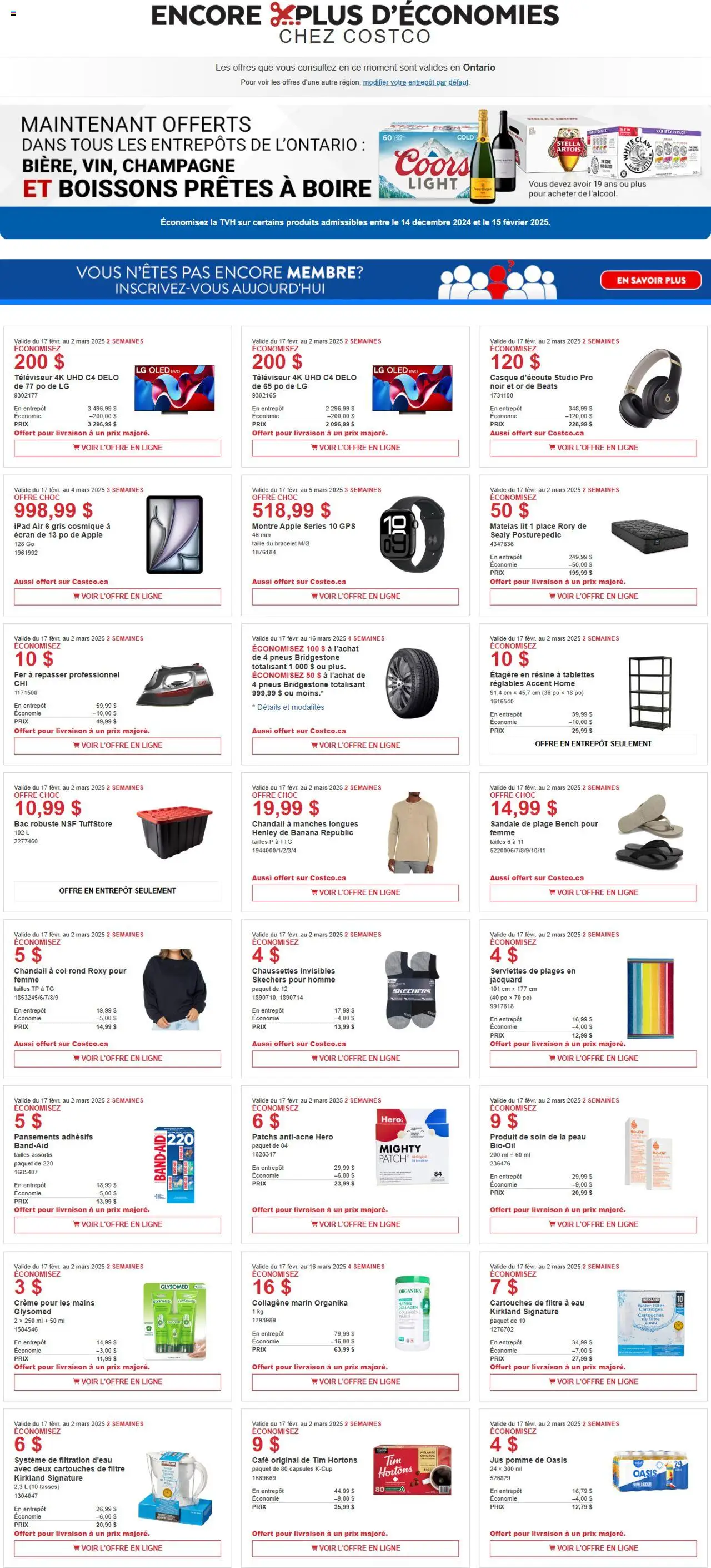 Le catalogue Circulaire est valide à partir du Feb 17, 2025 numéro de la page 1