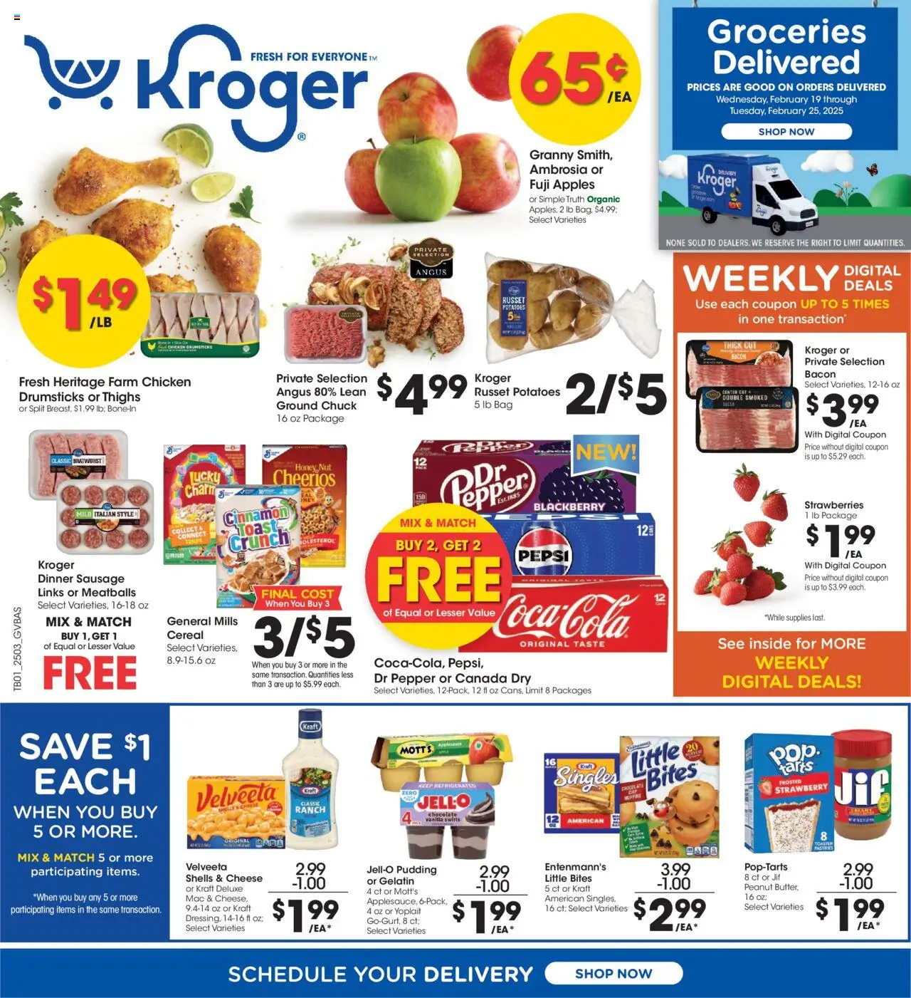 KROGER Weekly ad from 02/19/2025 >> Ad for next week