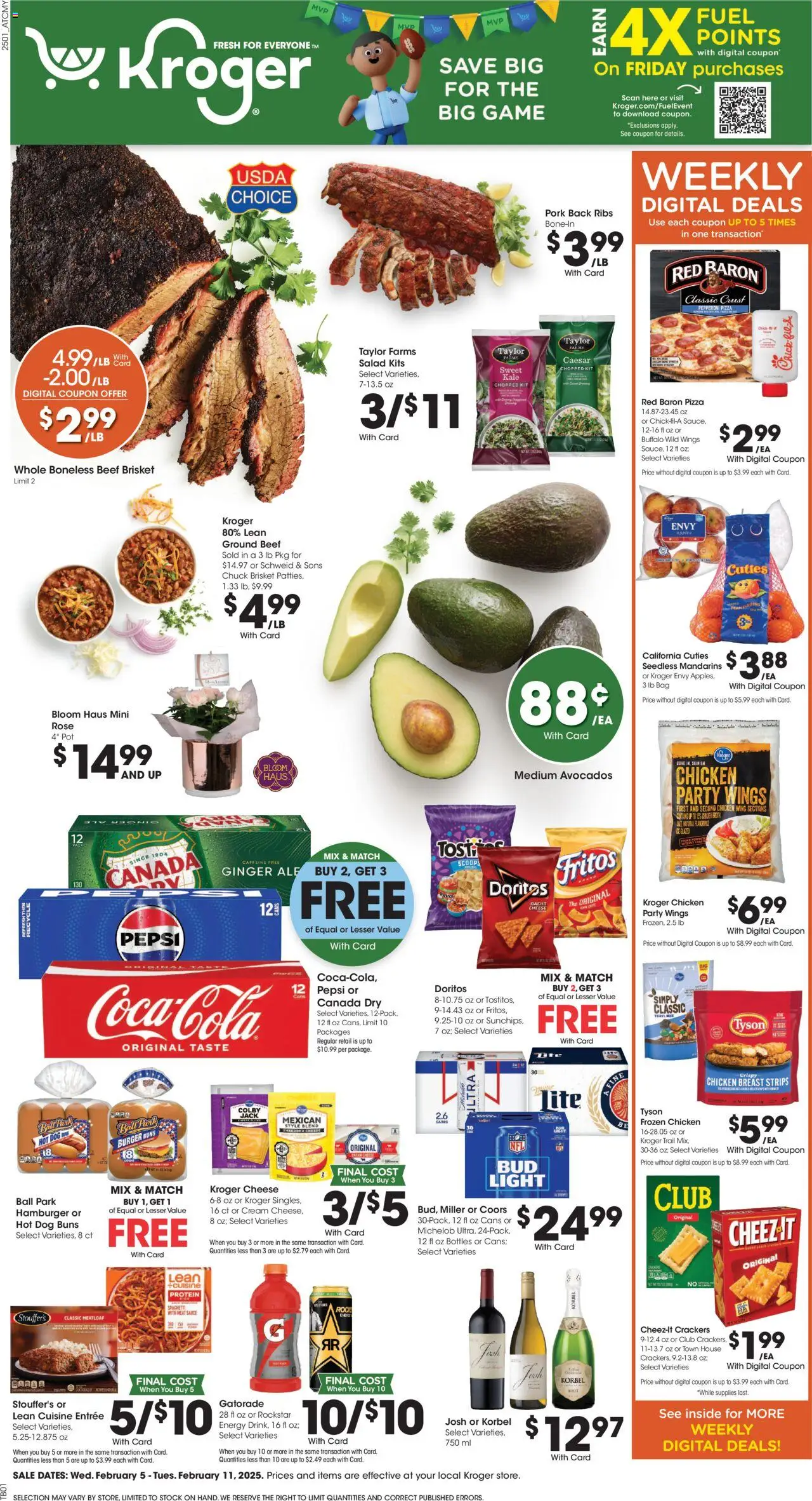 Kroger Weekly Ad (02/05 - 02/11 2025) - Flyer