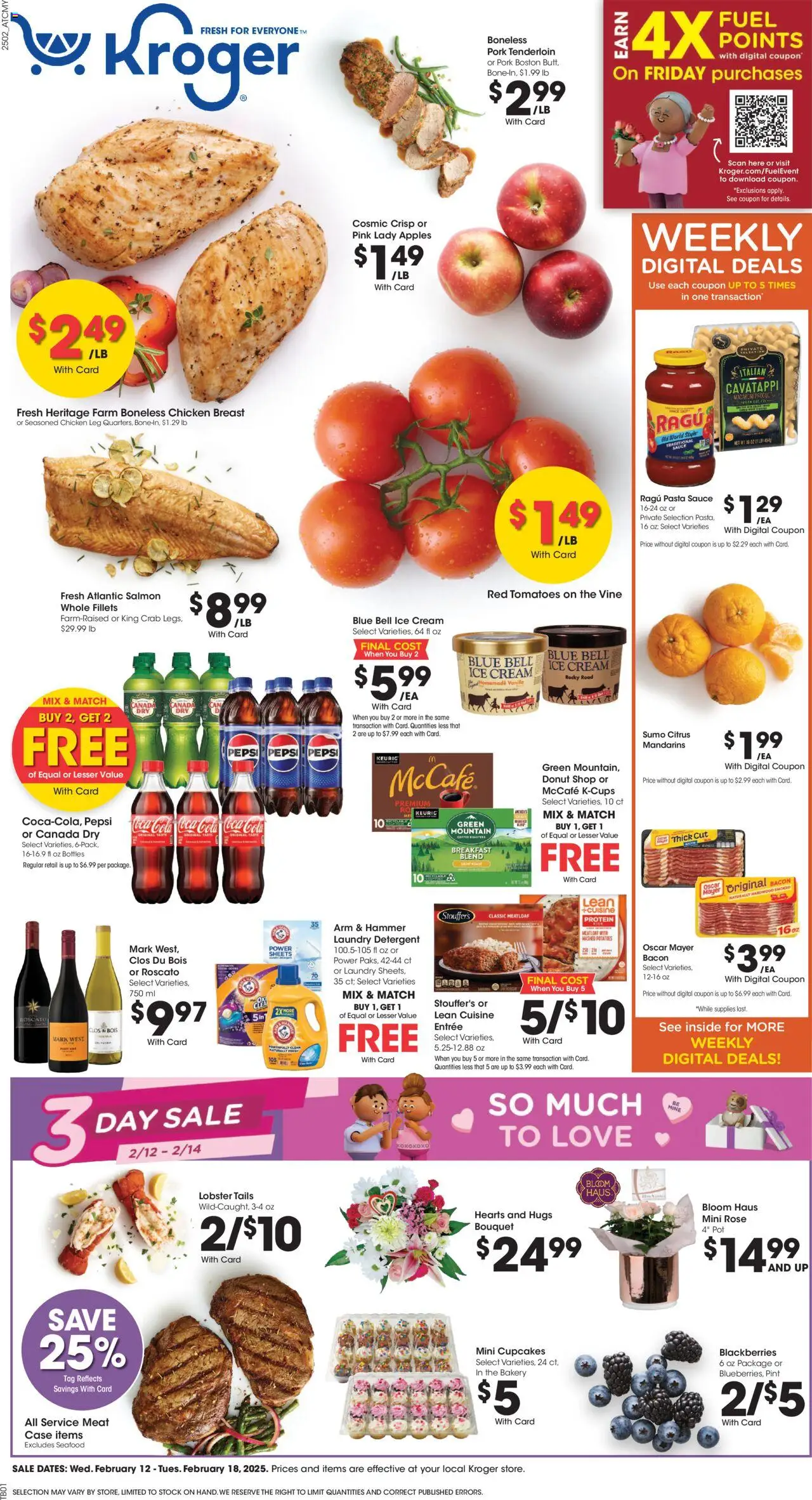 Kroger Weekly Ad (02/12 - 02/18 2025) - Flyer