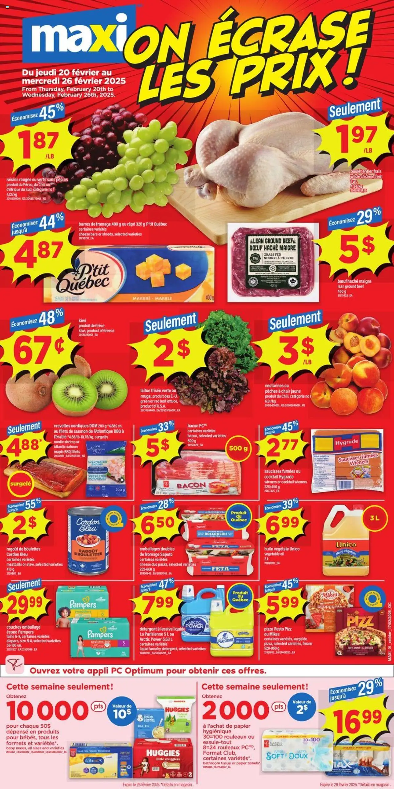 Maxi weekly flyer starting Feb 20, 2025 ⭐️