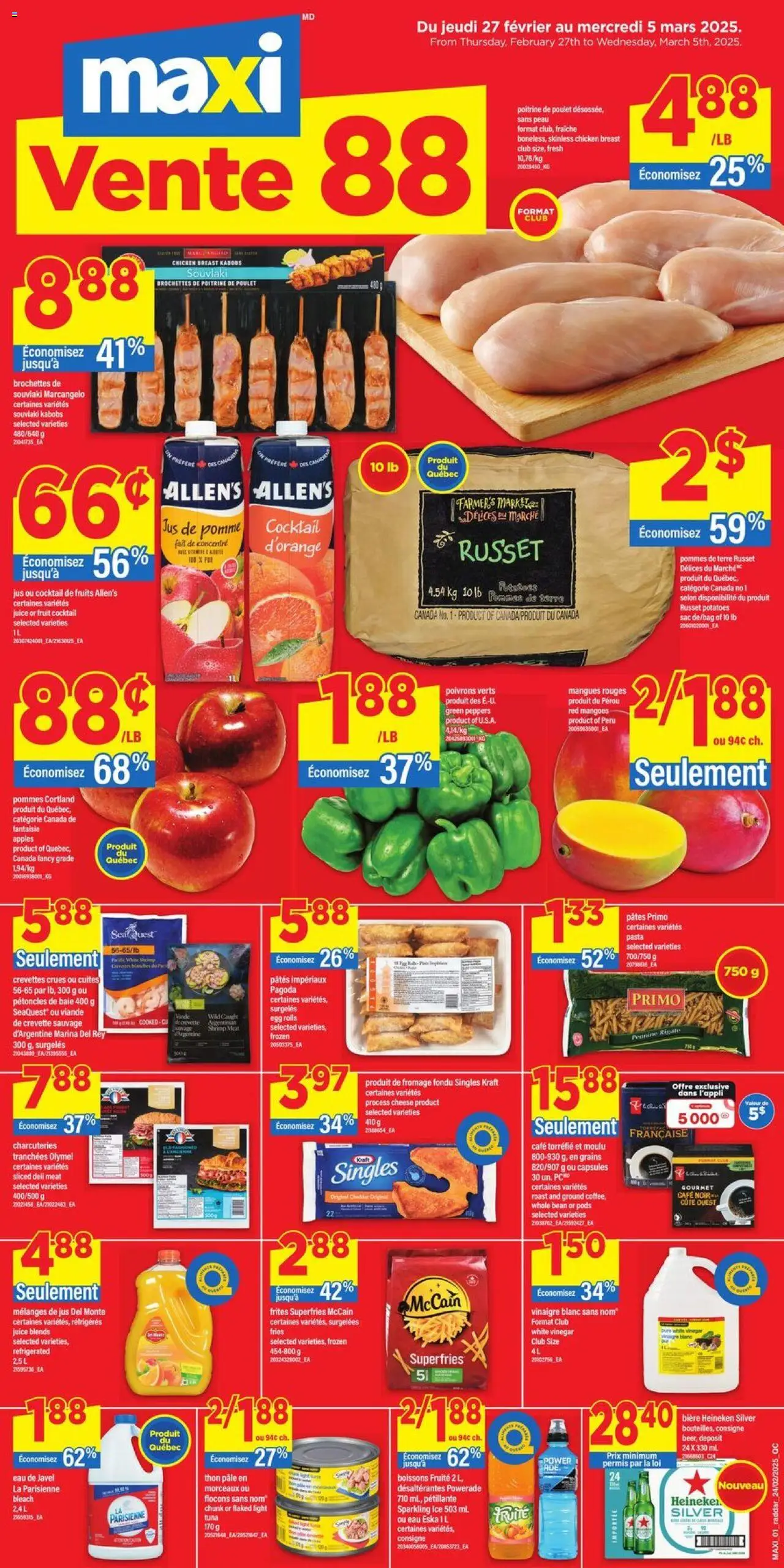 Maxi weekly flyer starting Feb 27, 2025 ⭐️