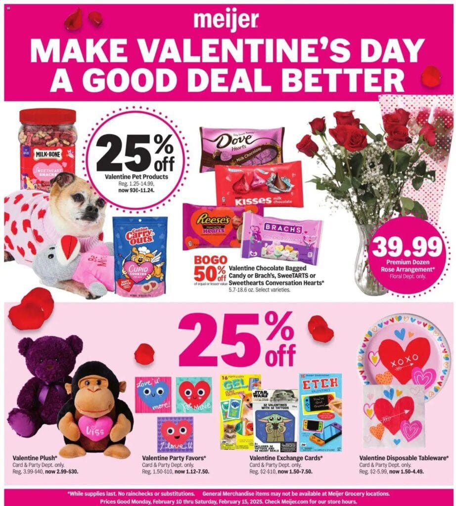 Meijer Valentines Day 0210 0215 2025 Flyer