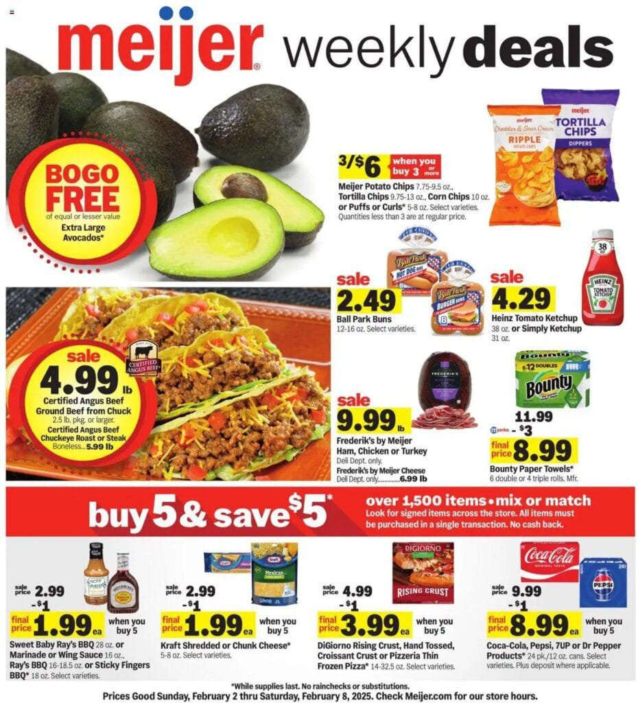 Meijer Weekly Ad 0202 0208 2025 Flyer